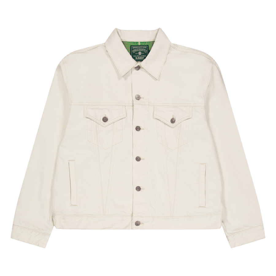 Polo x Element Denim Trucker Jacket Ecru