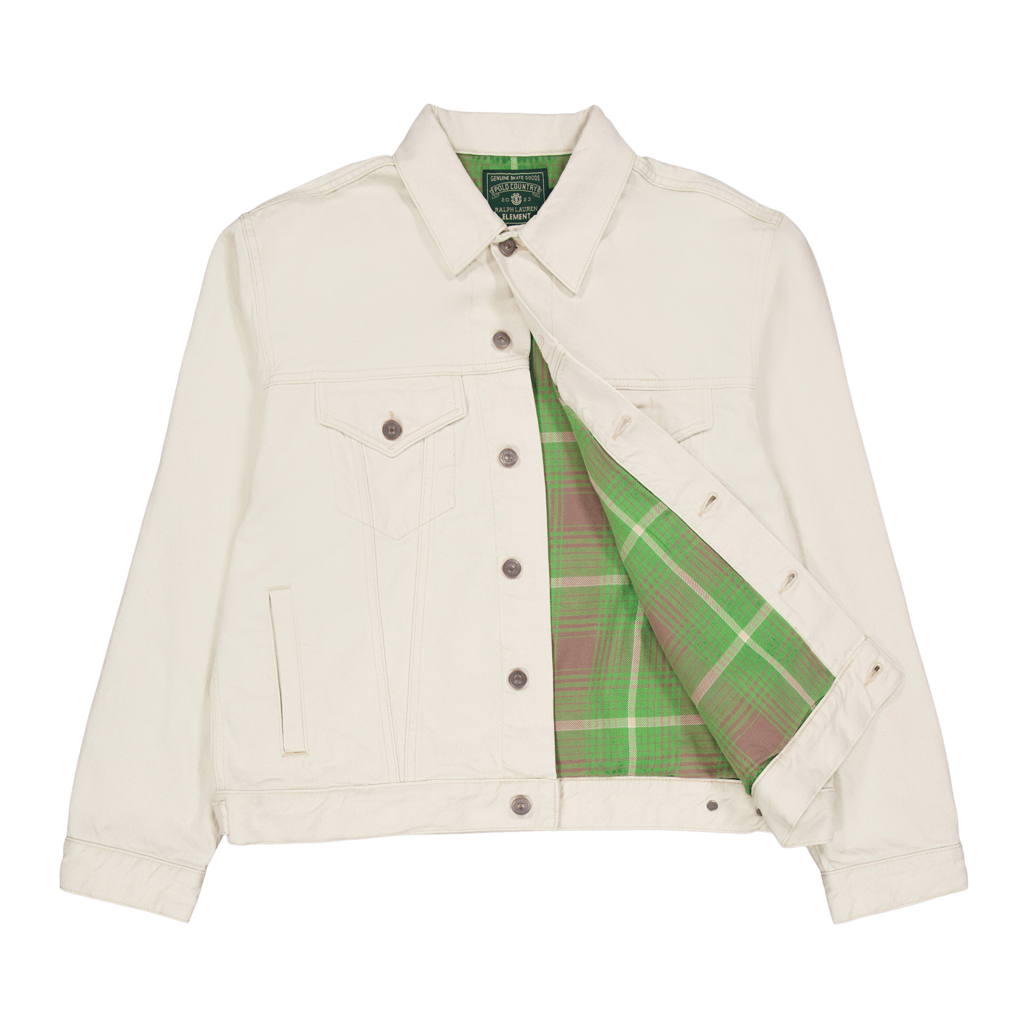 Polo x Element Denim Trucker Jacket Ecru - Bild 4