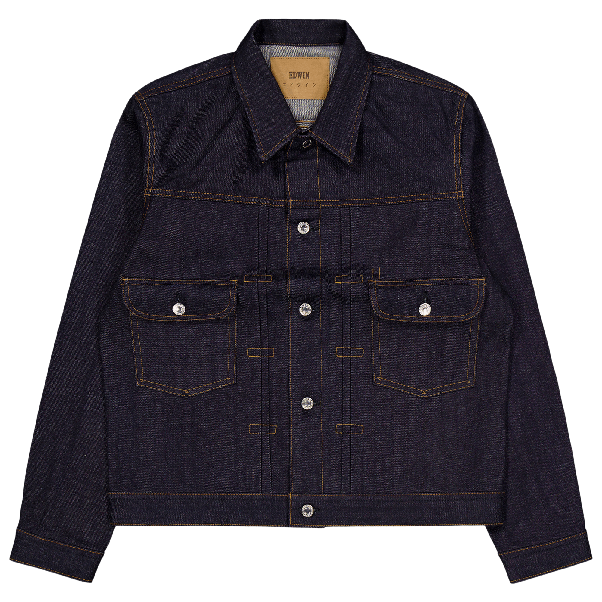 Denim Jacket Blue - Unwashed, Male, Bekleidung, Jacken, Blau, L