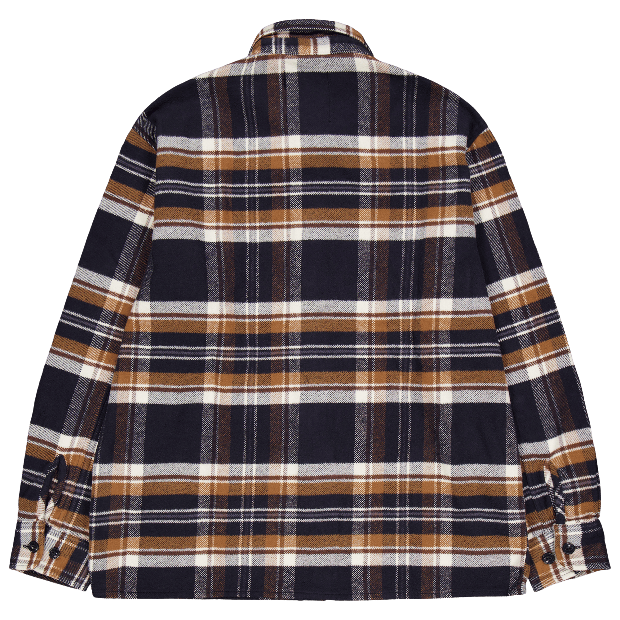 Sebastian Shirt Ls Navy / Brown - Bild 2