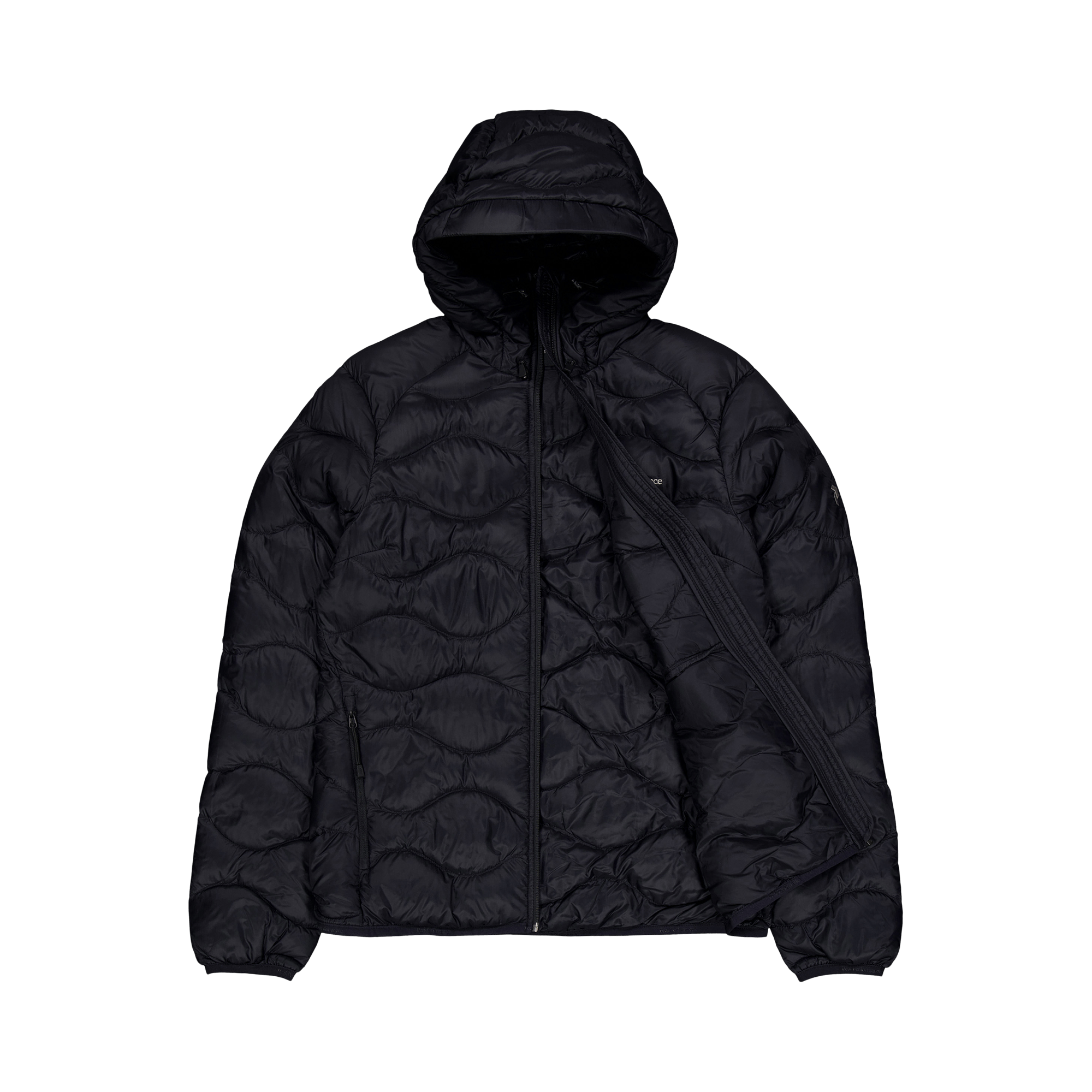 W Helium Down Hood Jacket Black - Bild 4