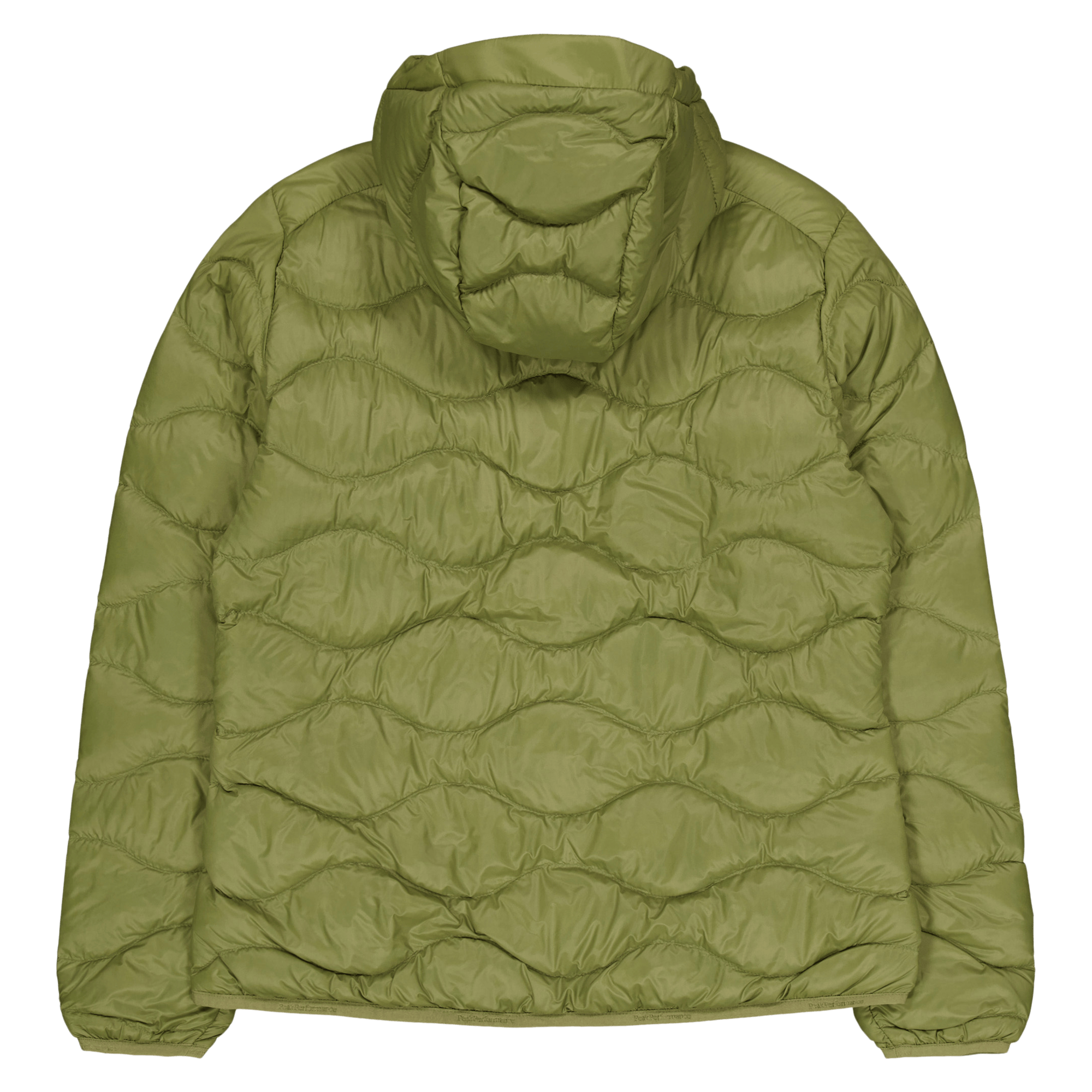 W Helium Down Hood Jacket Snap Green - Bild 2