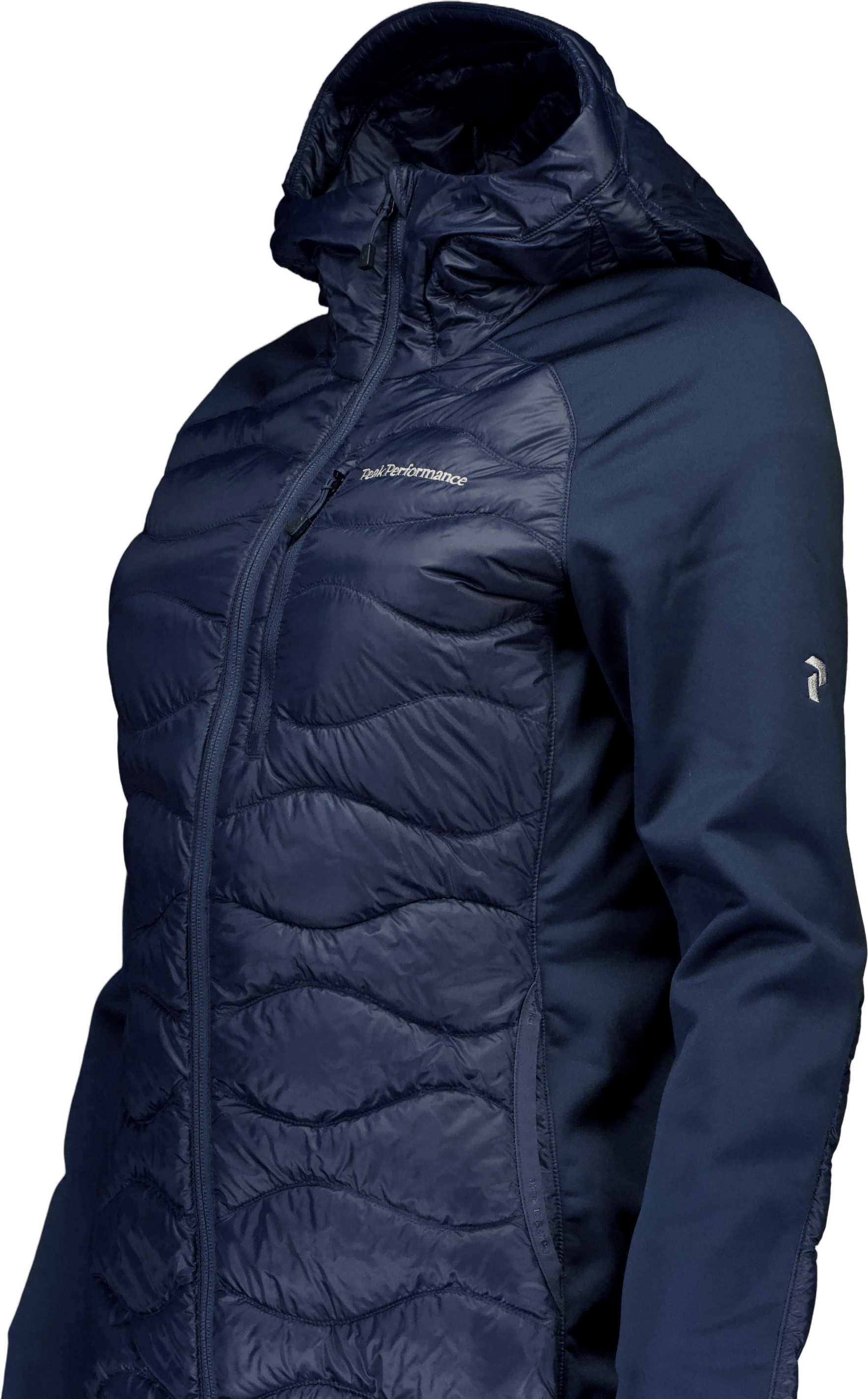 W Helium Down Hybrid Hood Blue Shadow - Bild 3