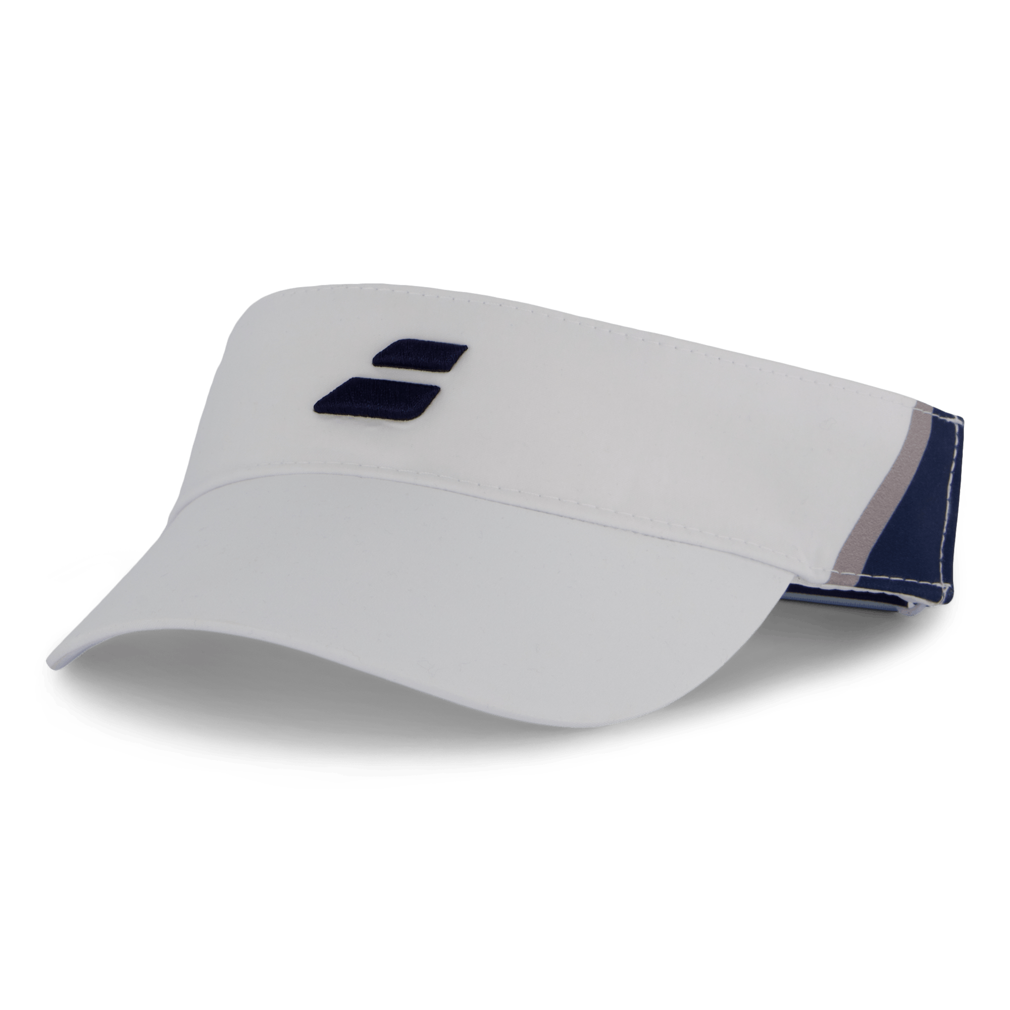 Visor Elastic White, Unisex, Apparels, hats & caps, Badminton, White, ONESIZE