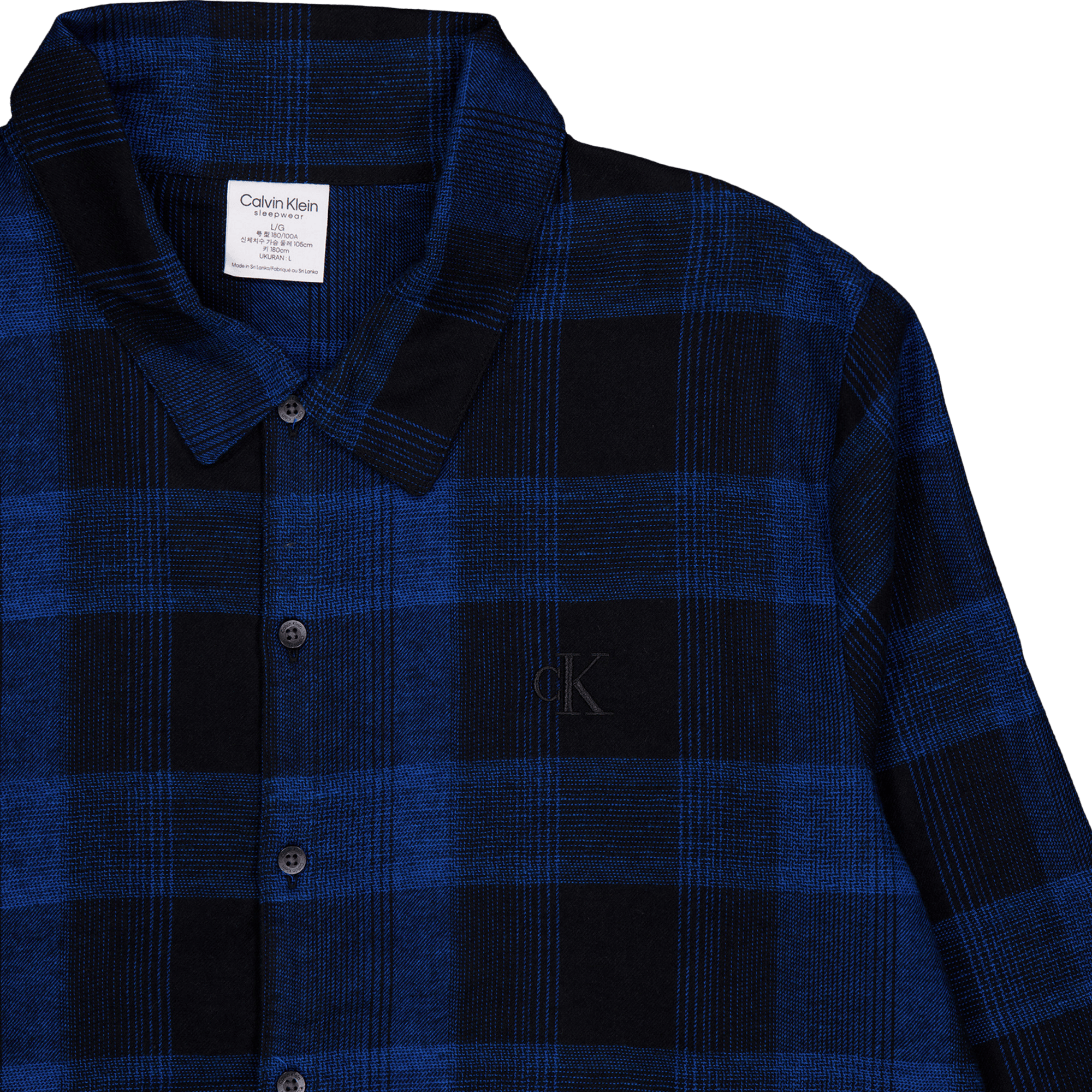 Pure Flannel L/s Button Down Black - Bild 3