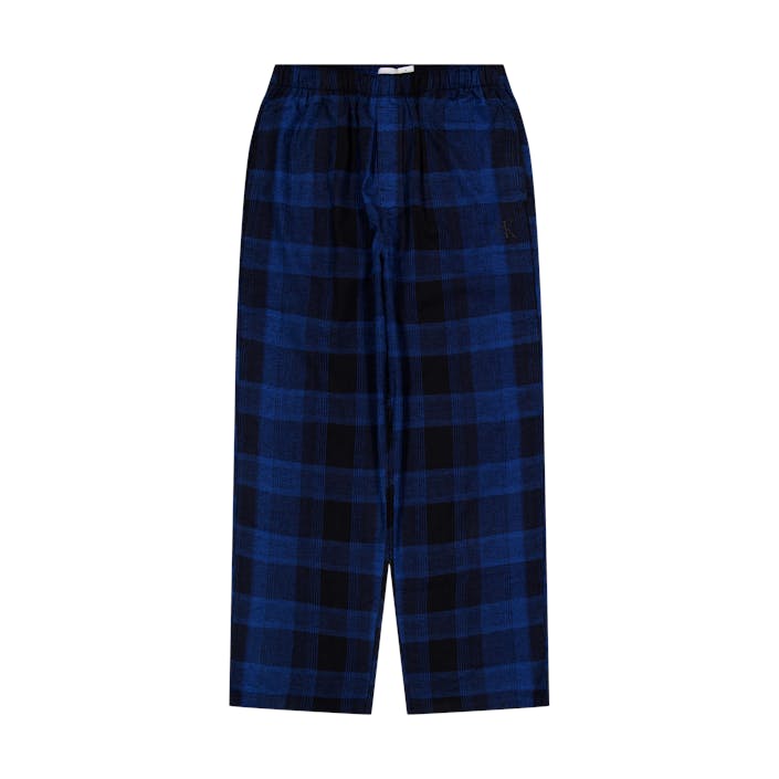 Pure Flannel Sleep Pant Black, Male, Odevy, Nohavice, Modrá, XL