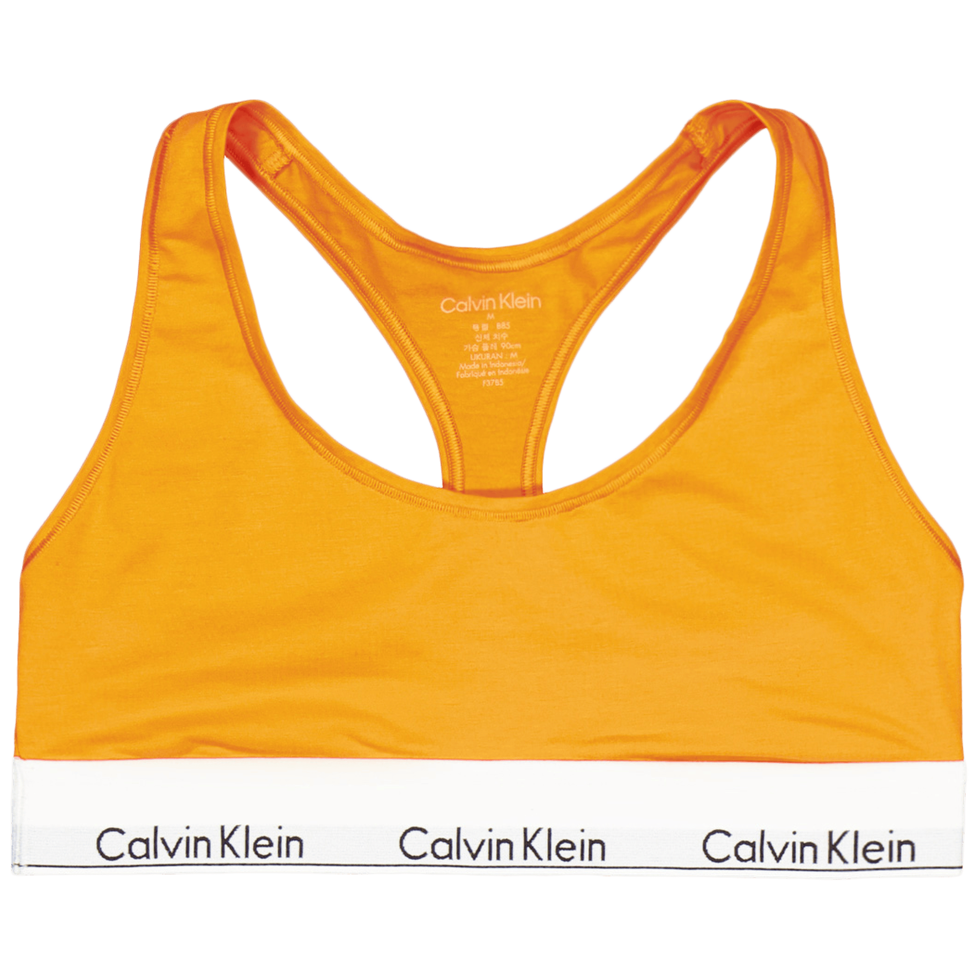 Modern Cotton Unlined Bralette Orange, Female, Kläder, Underkläder, Gul, S