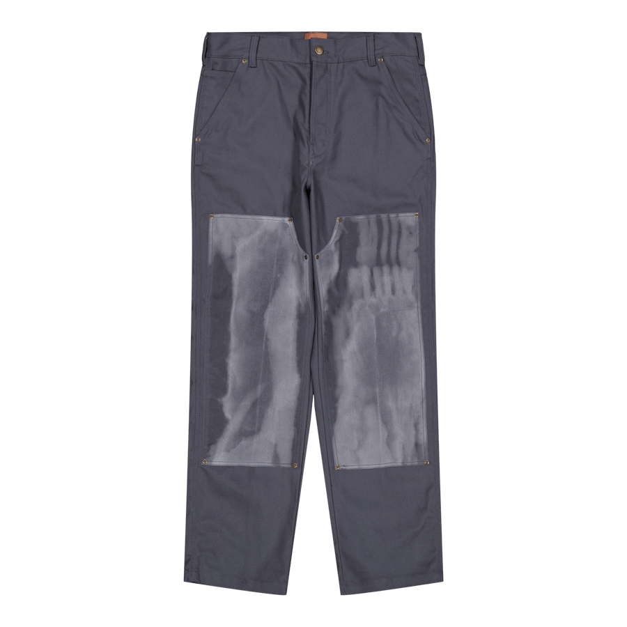 Lucas Waxed Double Knee Charcoal Grey
