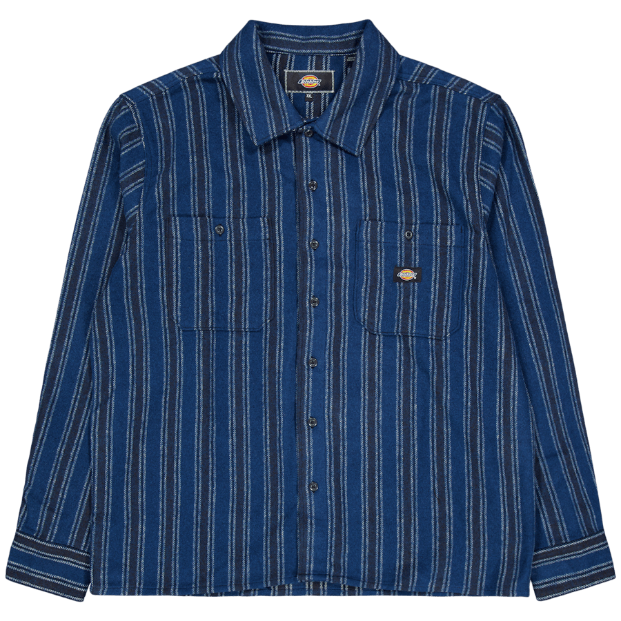 Hope Stripe Shirt Western Stripe Dark