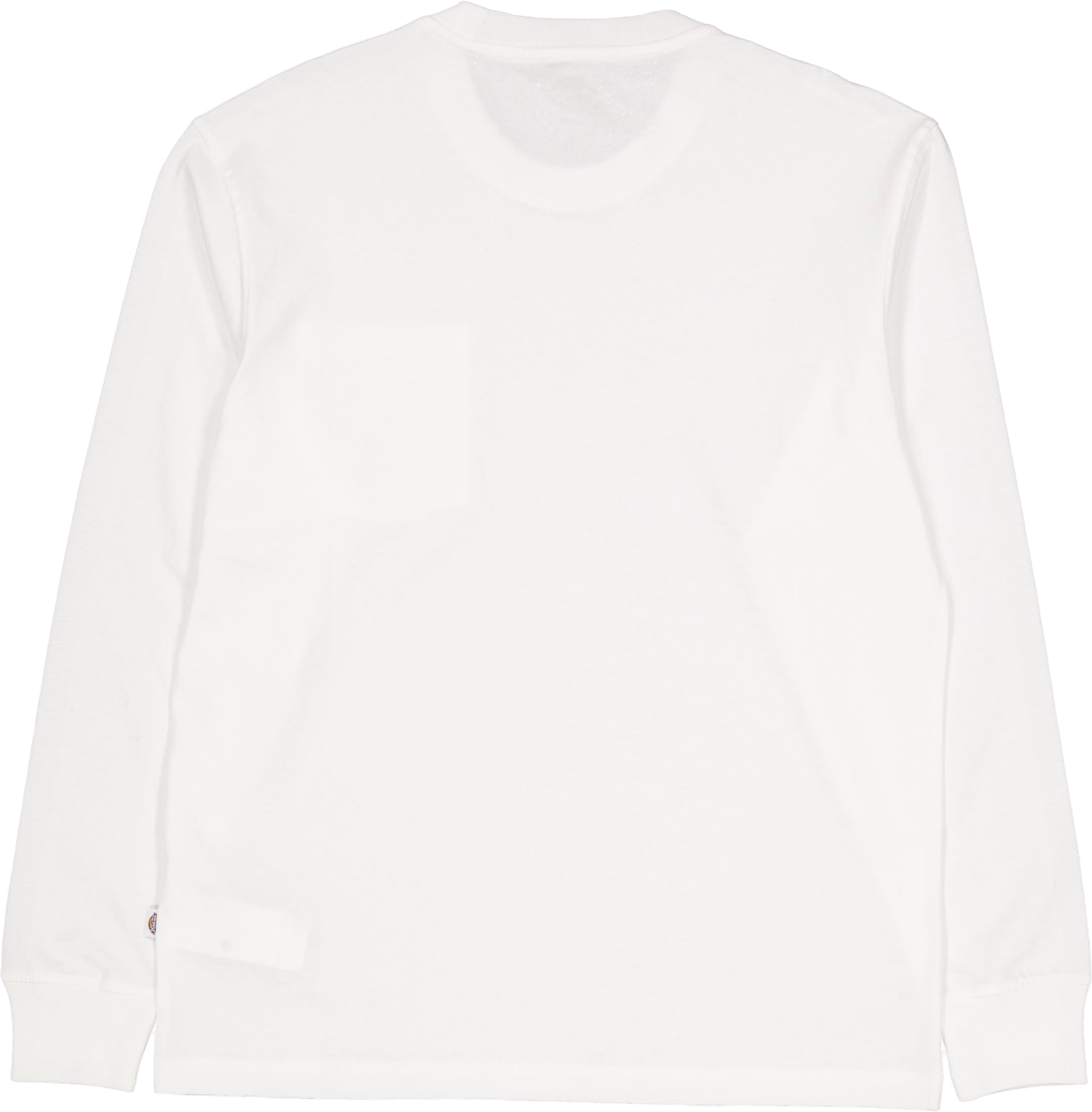 Luray Pocket Tee Ls White - Bild 2