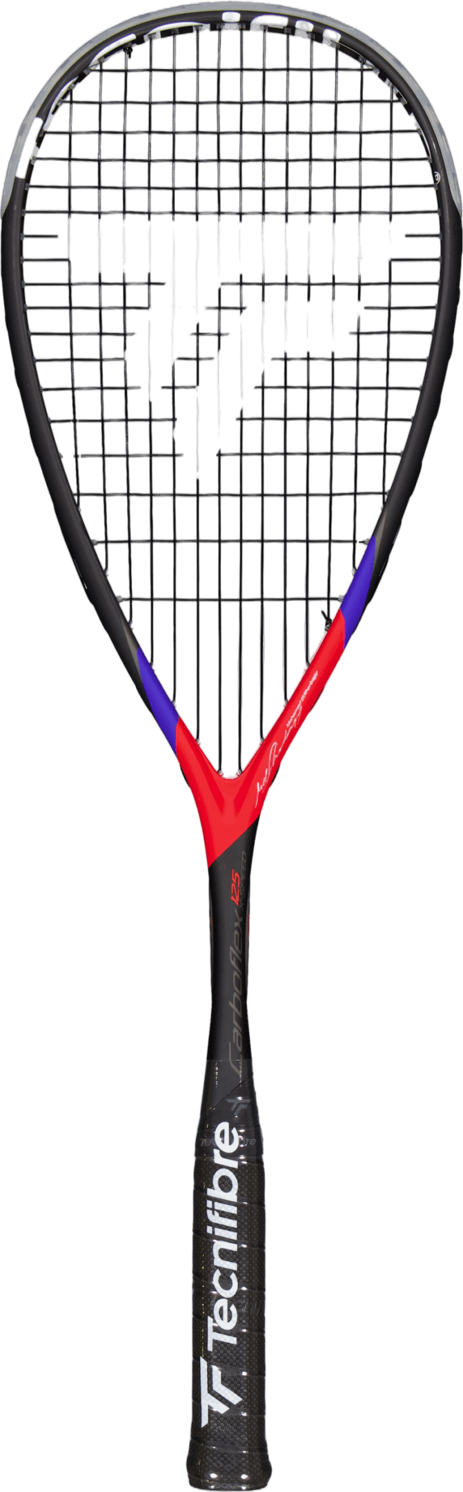 Carboflex 125 X-speed Black/red, Unisex, Vybavenie, rakety, Squash, Čierna/Červená, ONESIZE