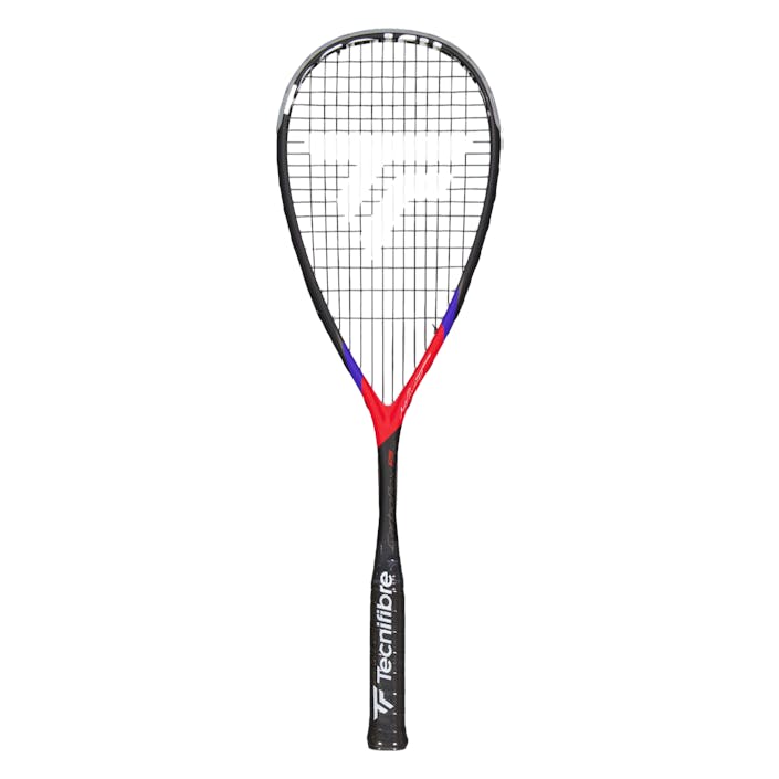 Carboflex 125 X-speed Black/red, Unisex, Utrustning, racketar, Squash, Svart/Röd, ONESIZE