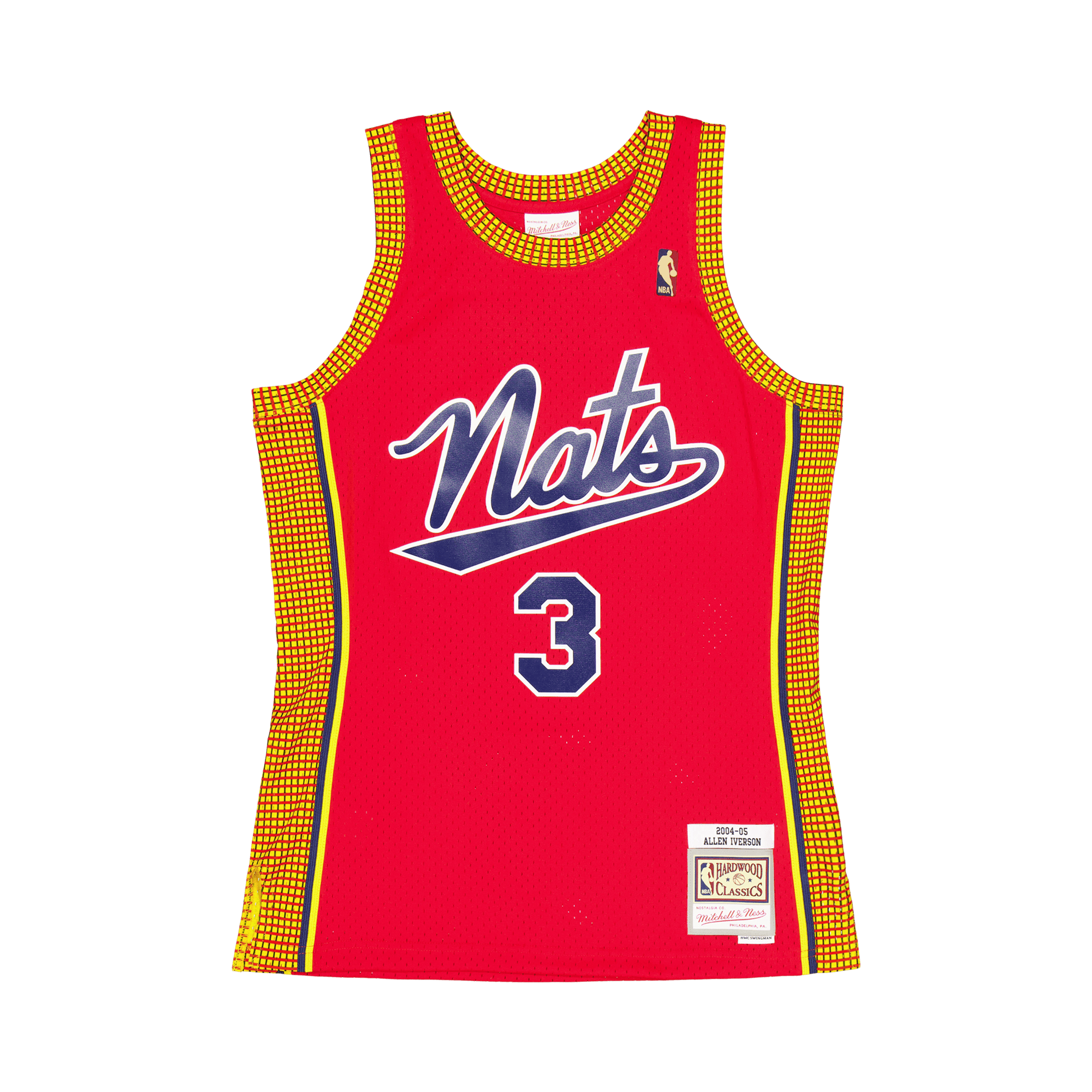 76ers Swingman Jersey Iverson Light Red
