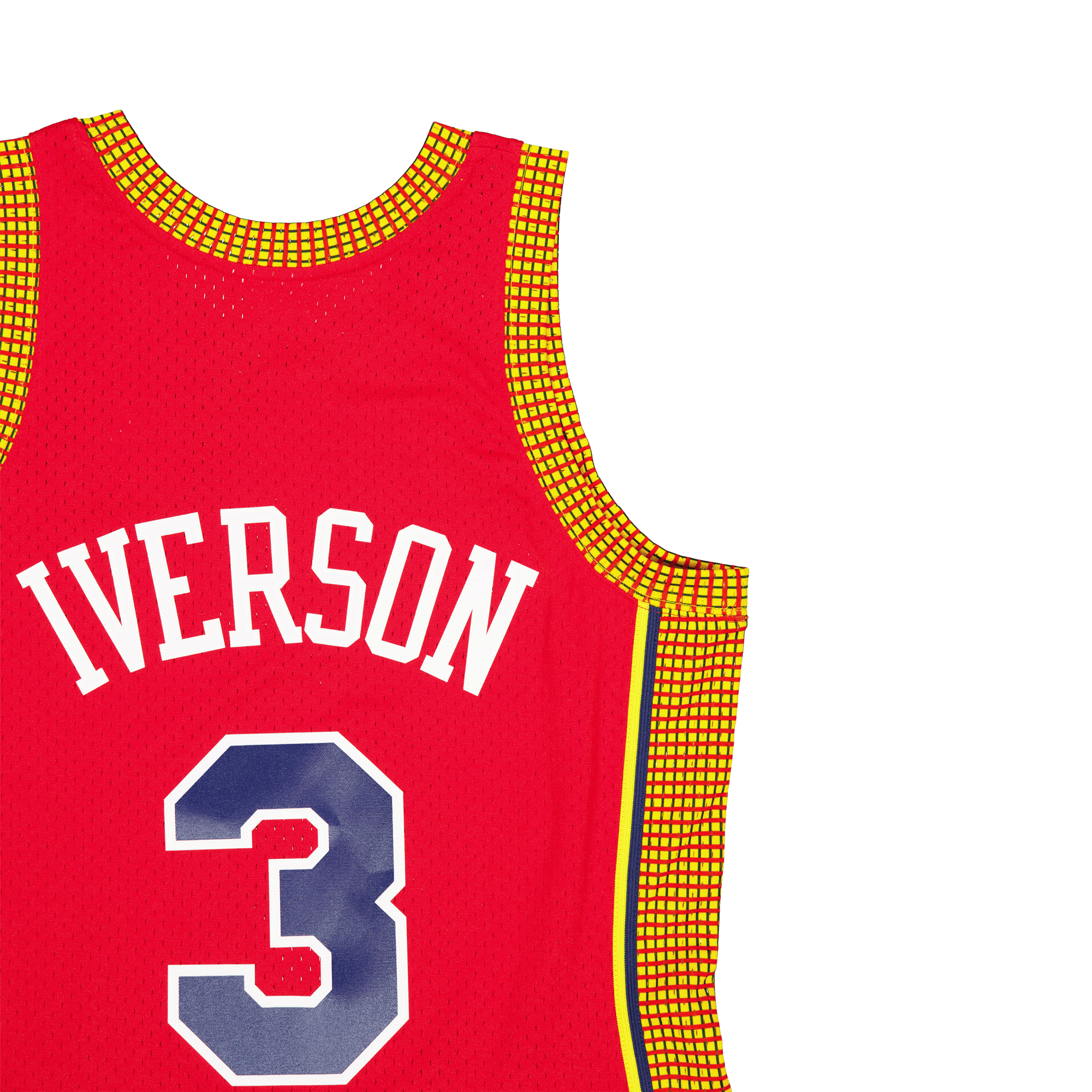76ers Swingman Jersey Iverson Light Red - Bild 4