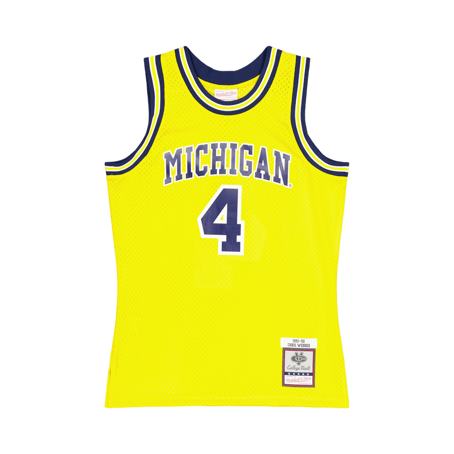 Wolverines Swingman Jersey Web Yellow