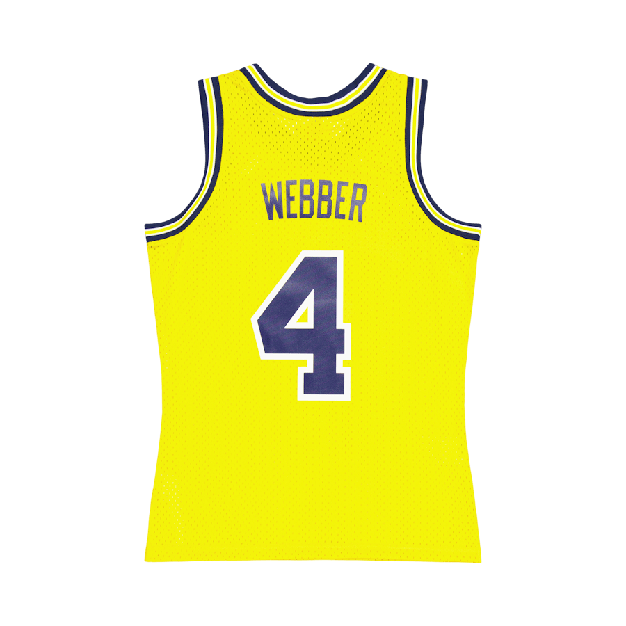 Wolverines Swingman Jersey Web Yellow - Bild 2