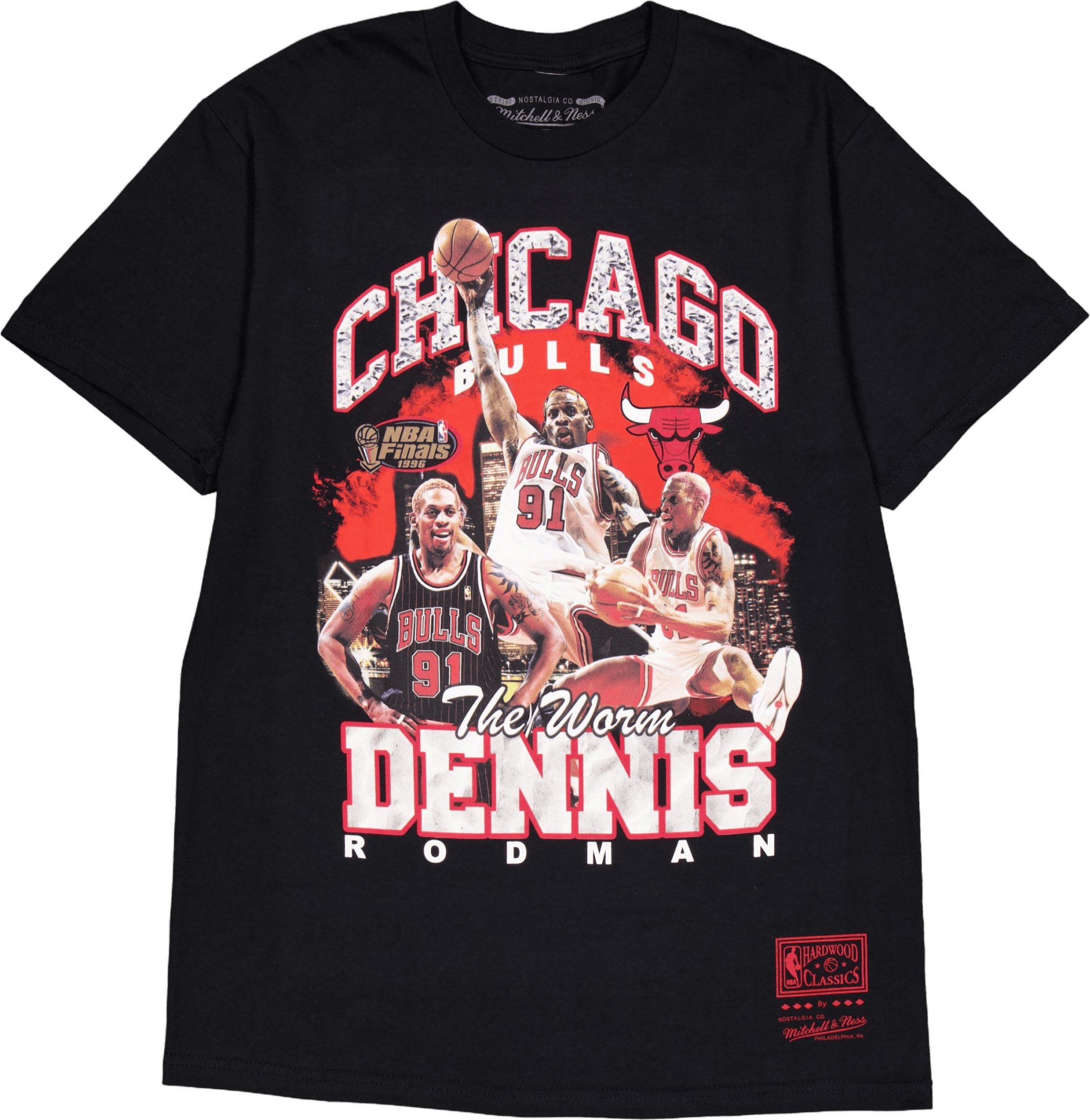 Bulls Bling Ss Tee Rodman Black