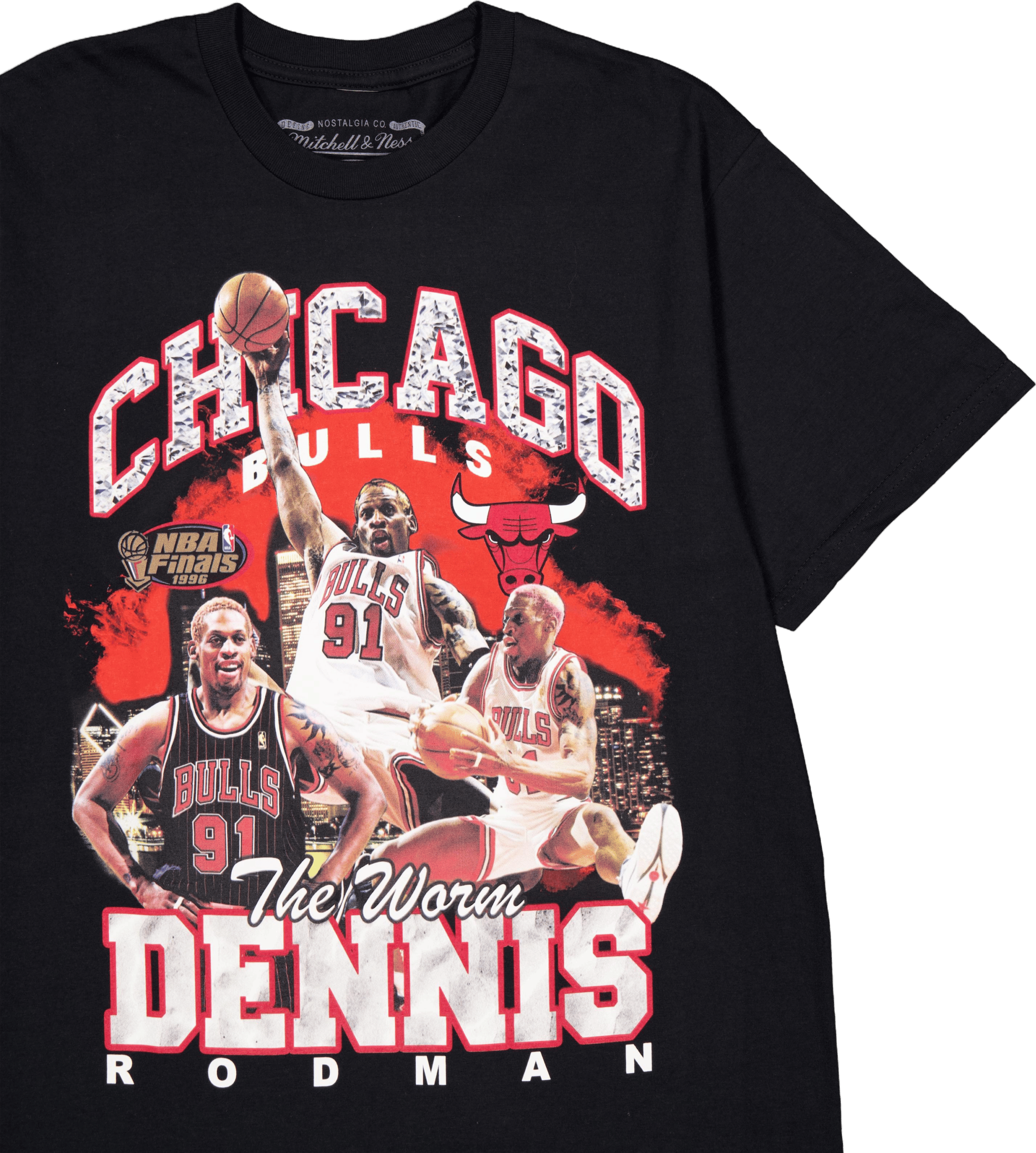 Bulls Bling Ss Tee Rodman Black - Bild 3