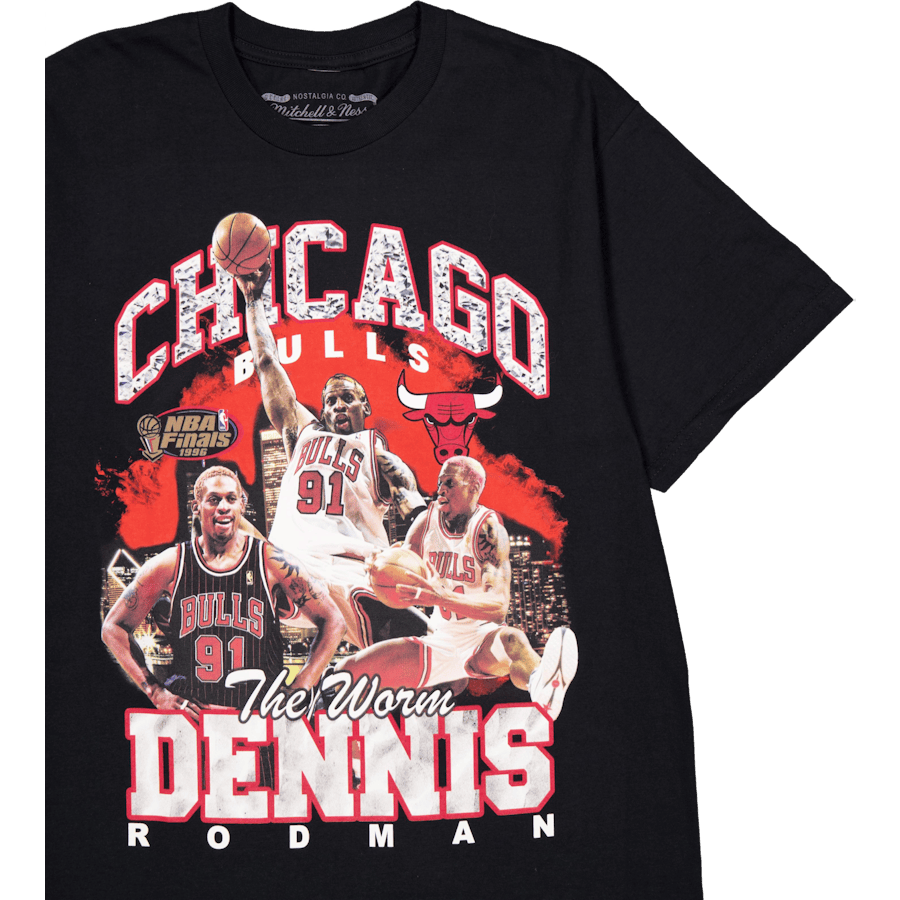 Bulls Bling Ss Tee Rodman Black - Bild 3