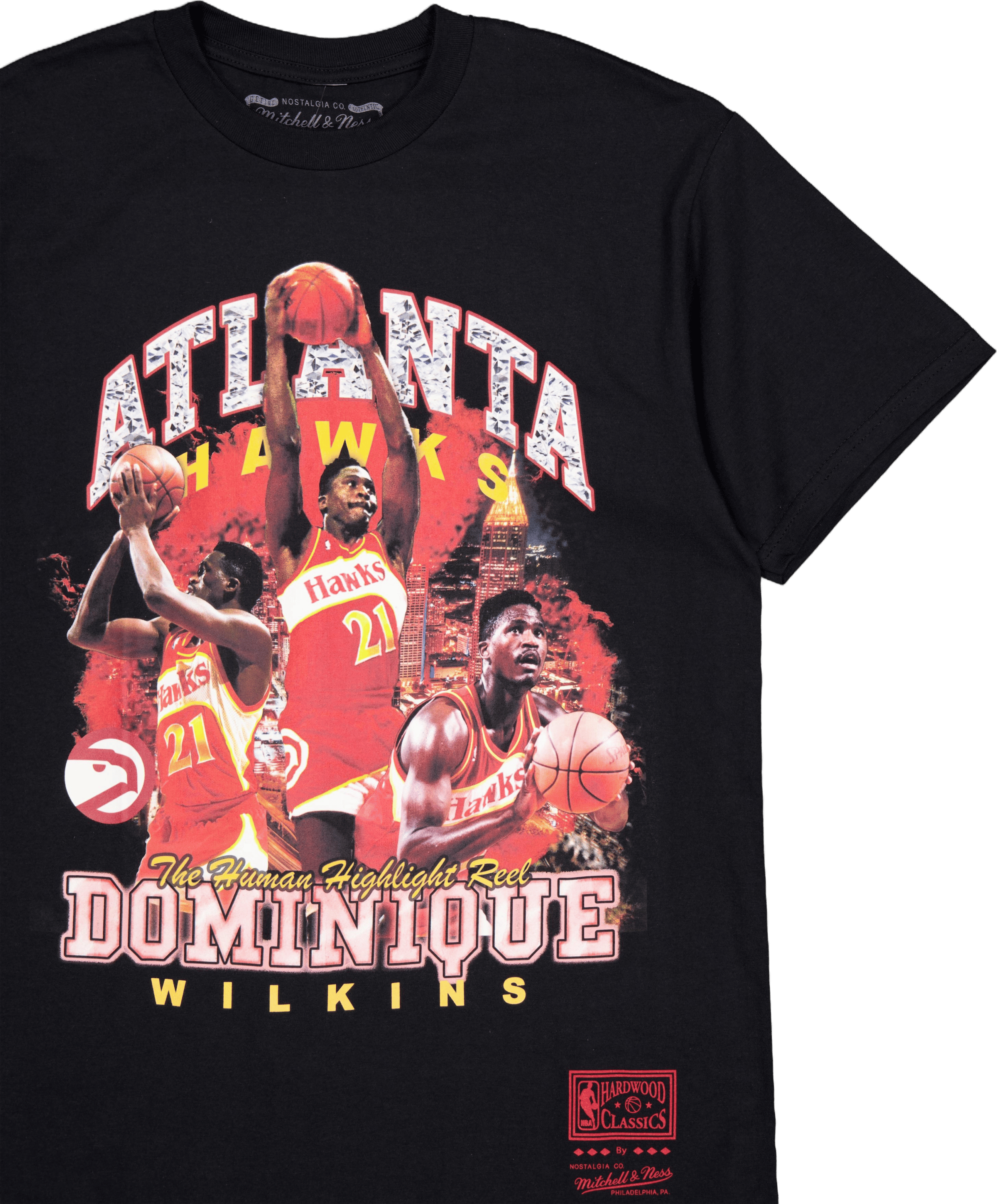 Hawks Bling Ss Tee Wilkins Black - Bild 3