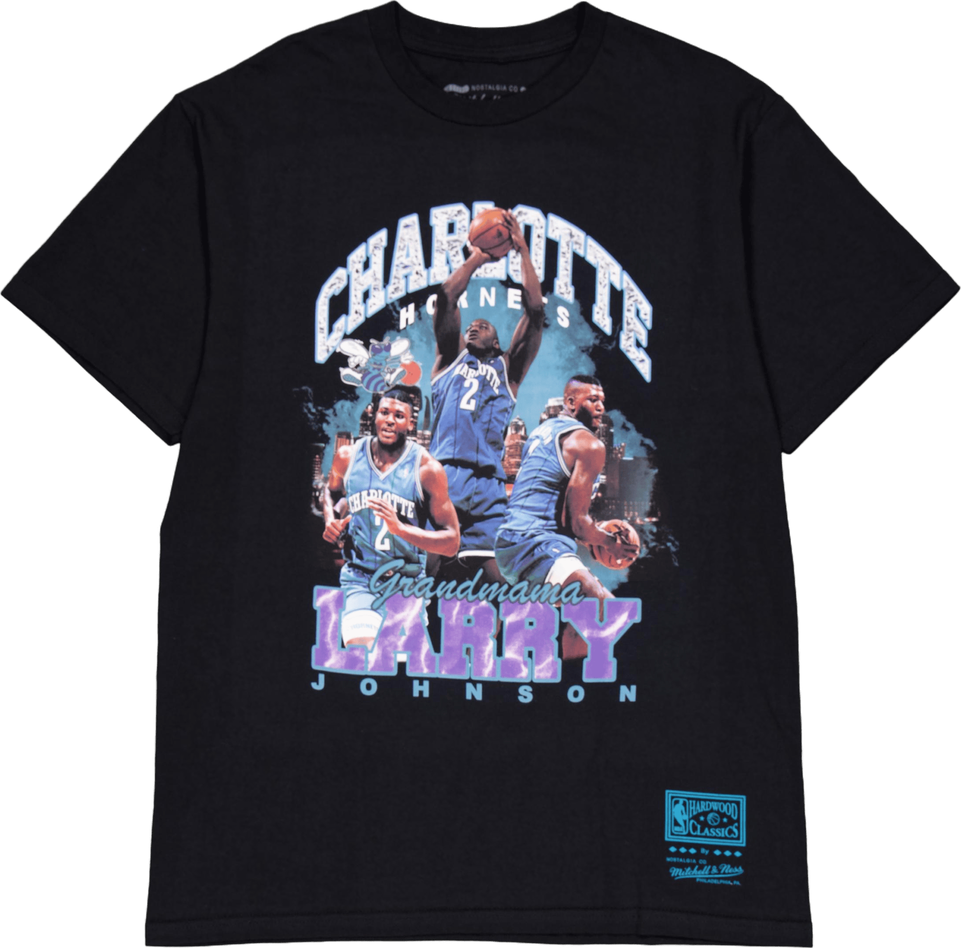 Hornets Bling Ss Tee Johnson Black
