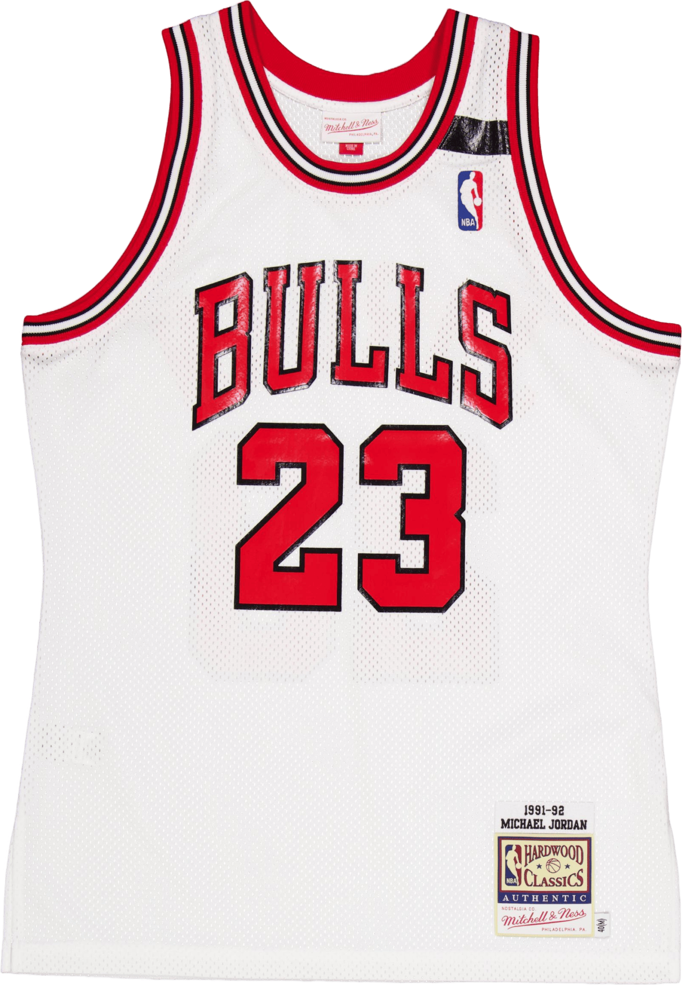 Bulls Authentic Jersey Jordan White