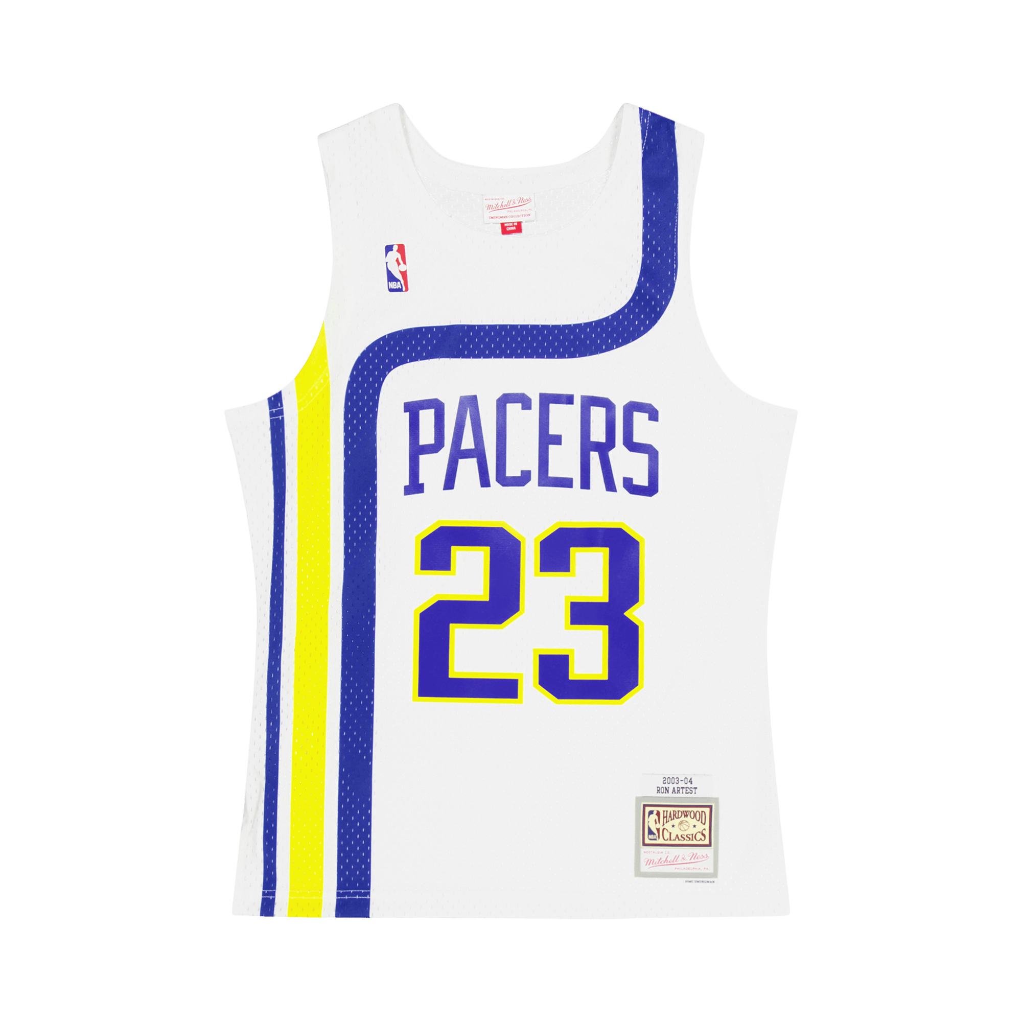 Pacers Swingman Jersey Artest White