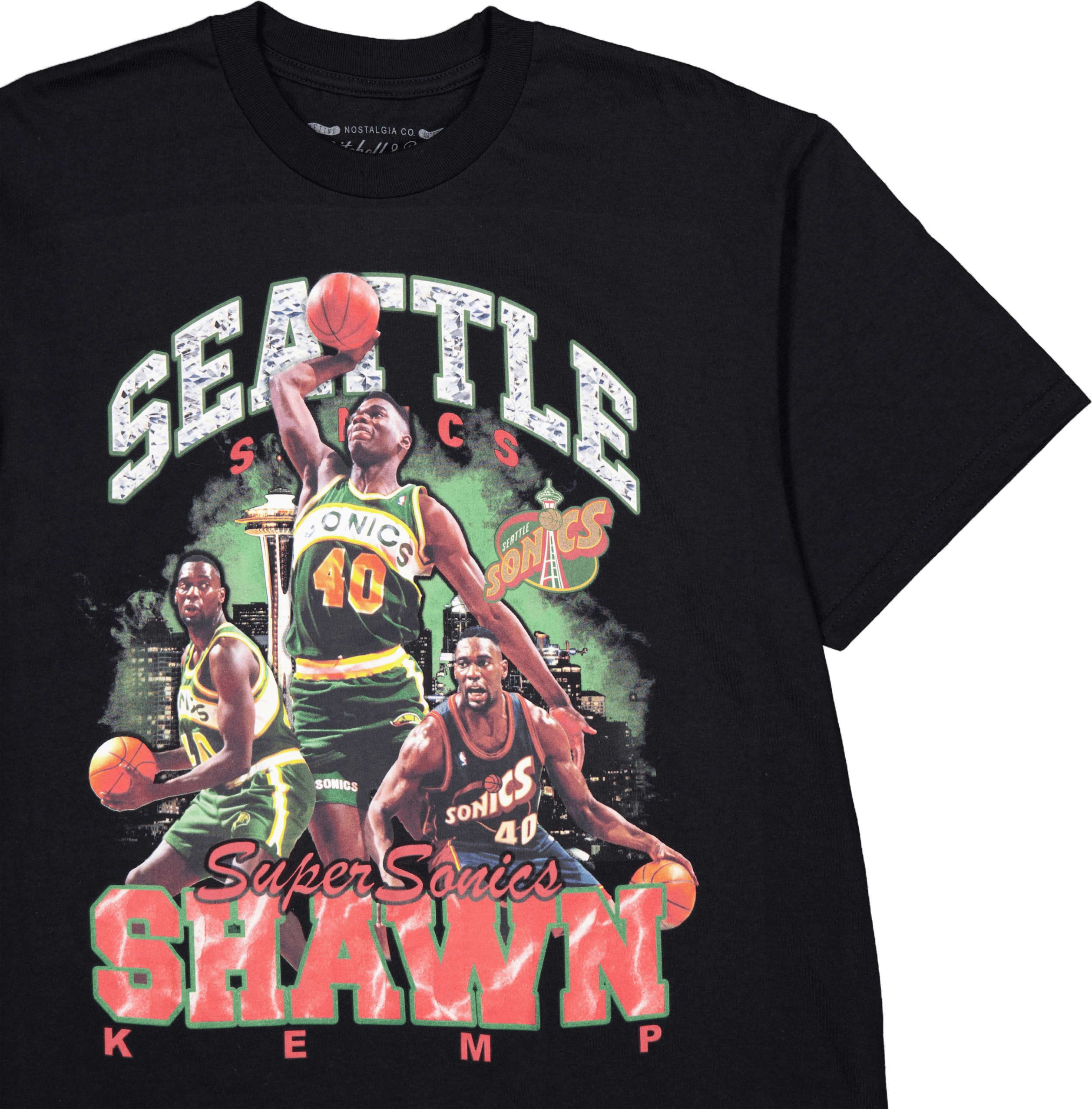 Supersonics Bling Ss Tee Kemp Black - Bild 3