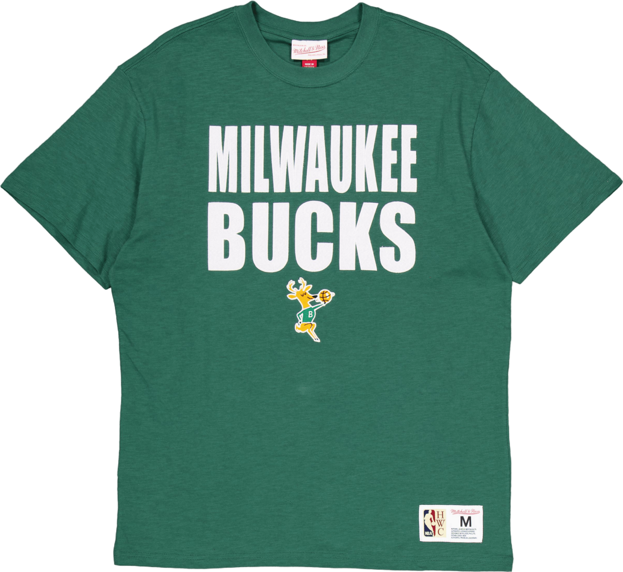 Bucks Legendary Slub S/s Tee Burgundy/green