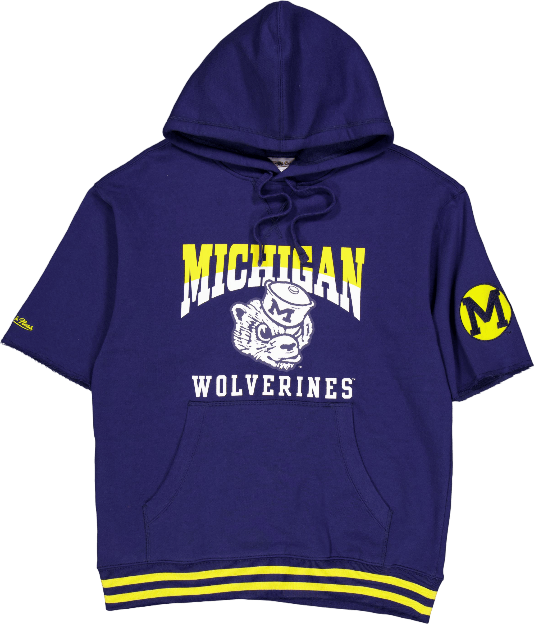 Wolverines Pre-game Ss Fleece  Navy
