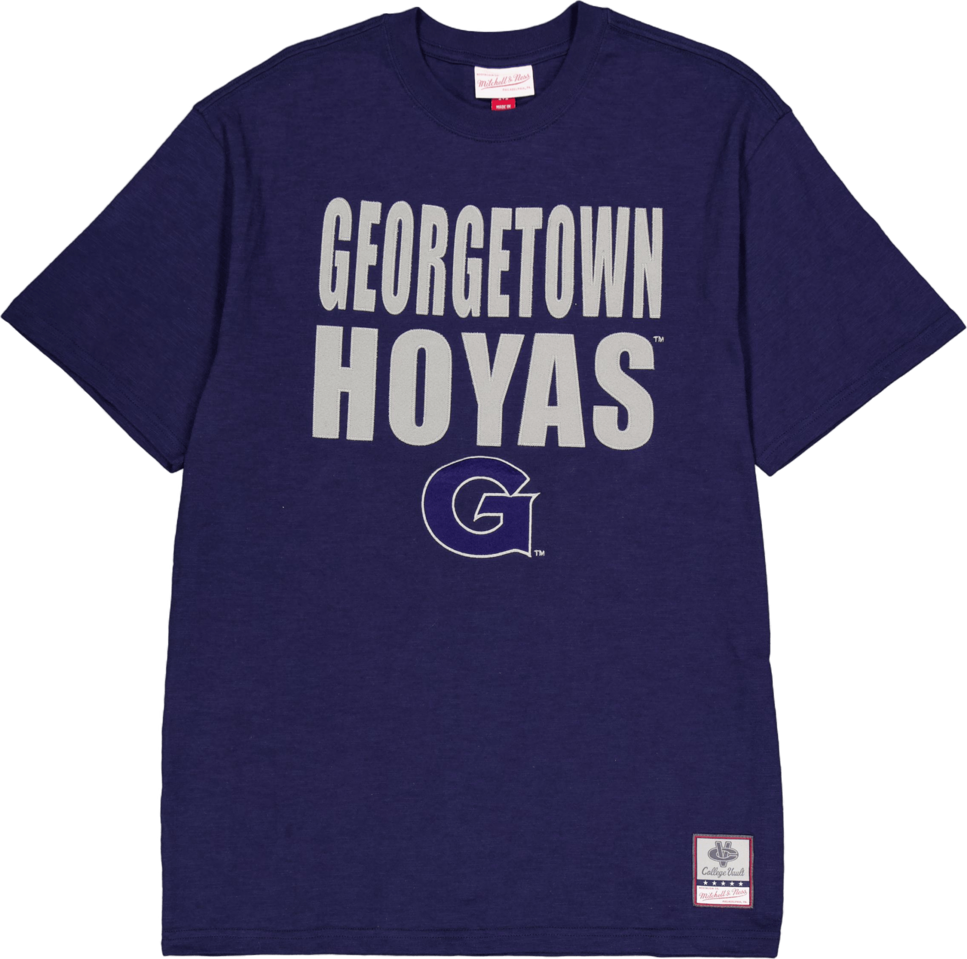 Hoyas Legendary Slub S/s Tee Navy