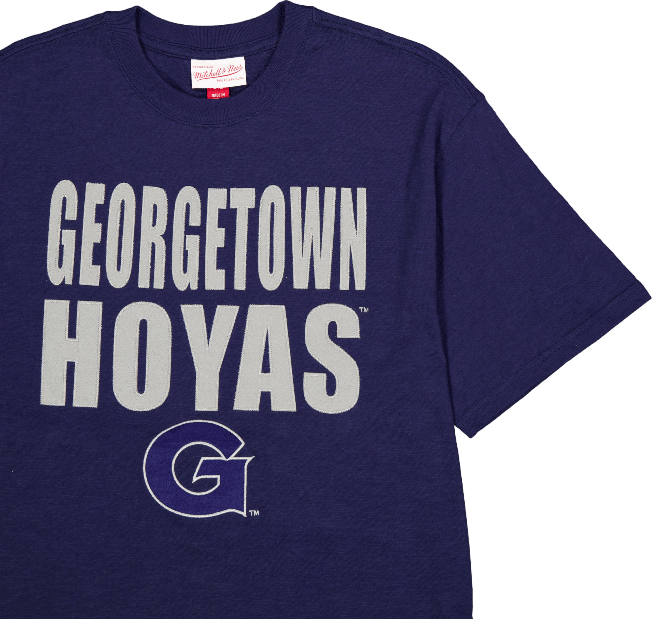 Hoyas Legendary Slub S/s Tee Navy - Bild 3