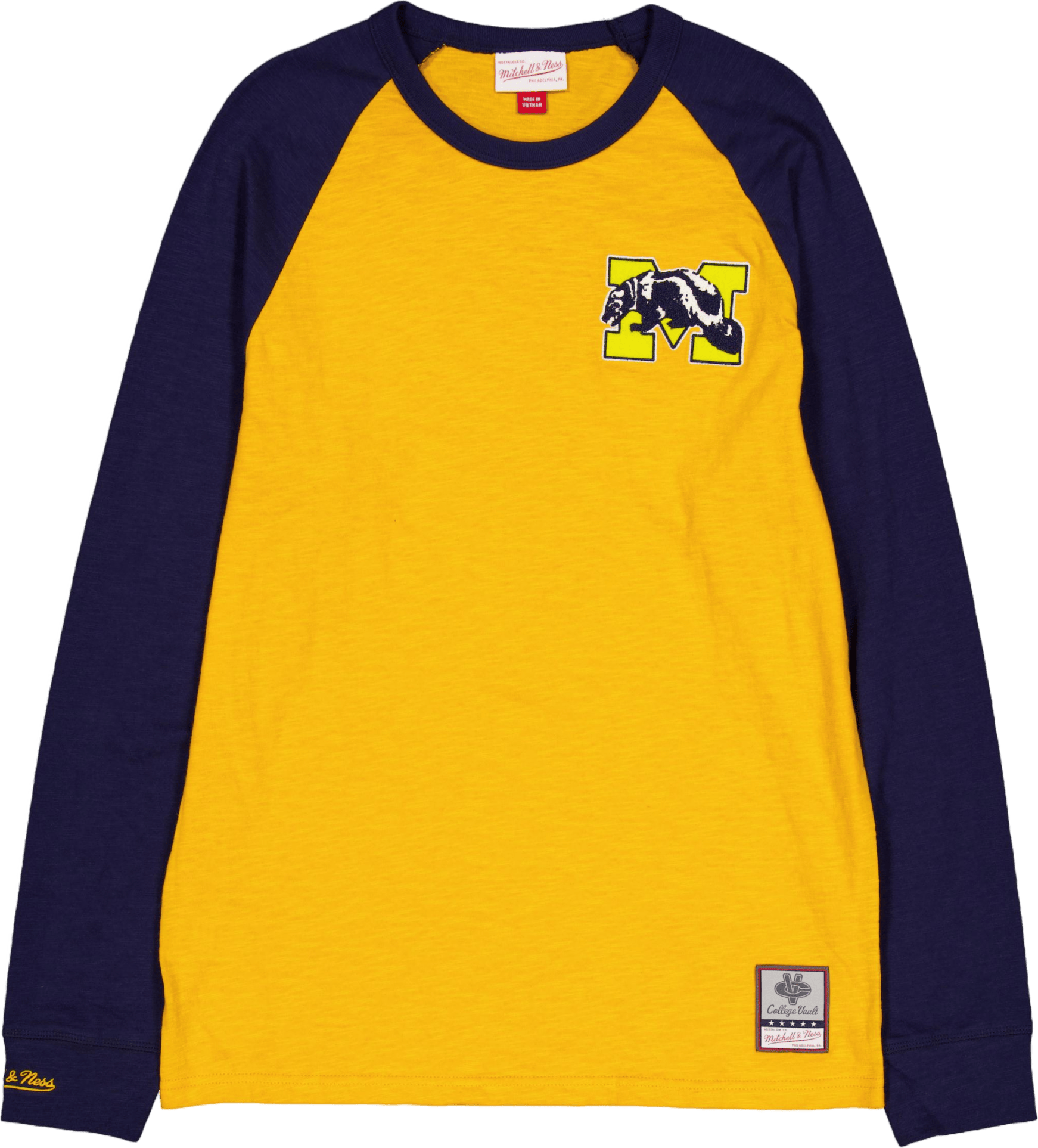 Wolverines Legendary Slub L/s  Yellow/navy