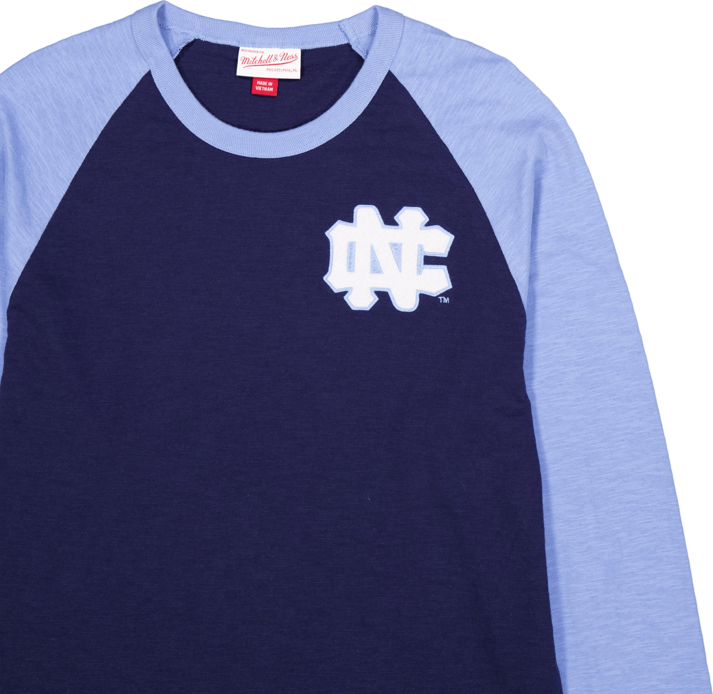 Unc Legendary Slub L/s Tee Navy/light Blue - Bild 3