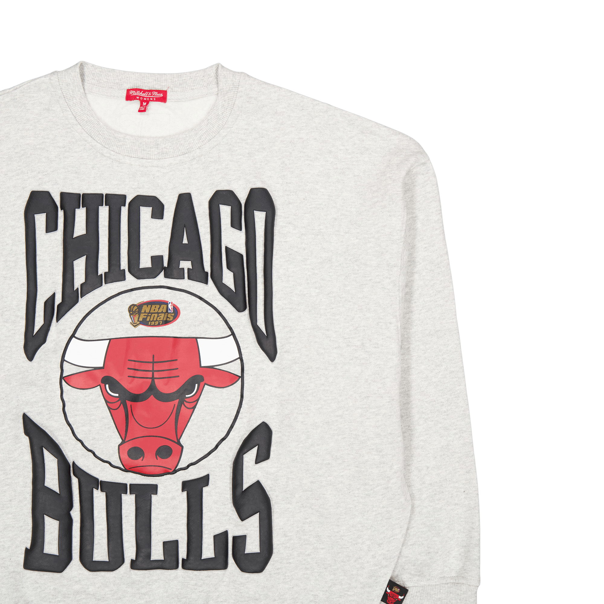 Bulls Womens Logo Lt Crew 3.0 Grey Heather - Bild 3