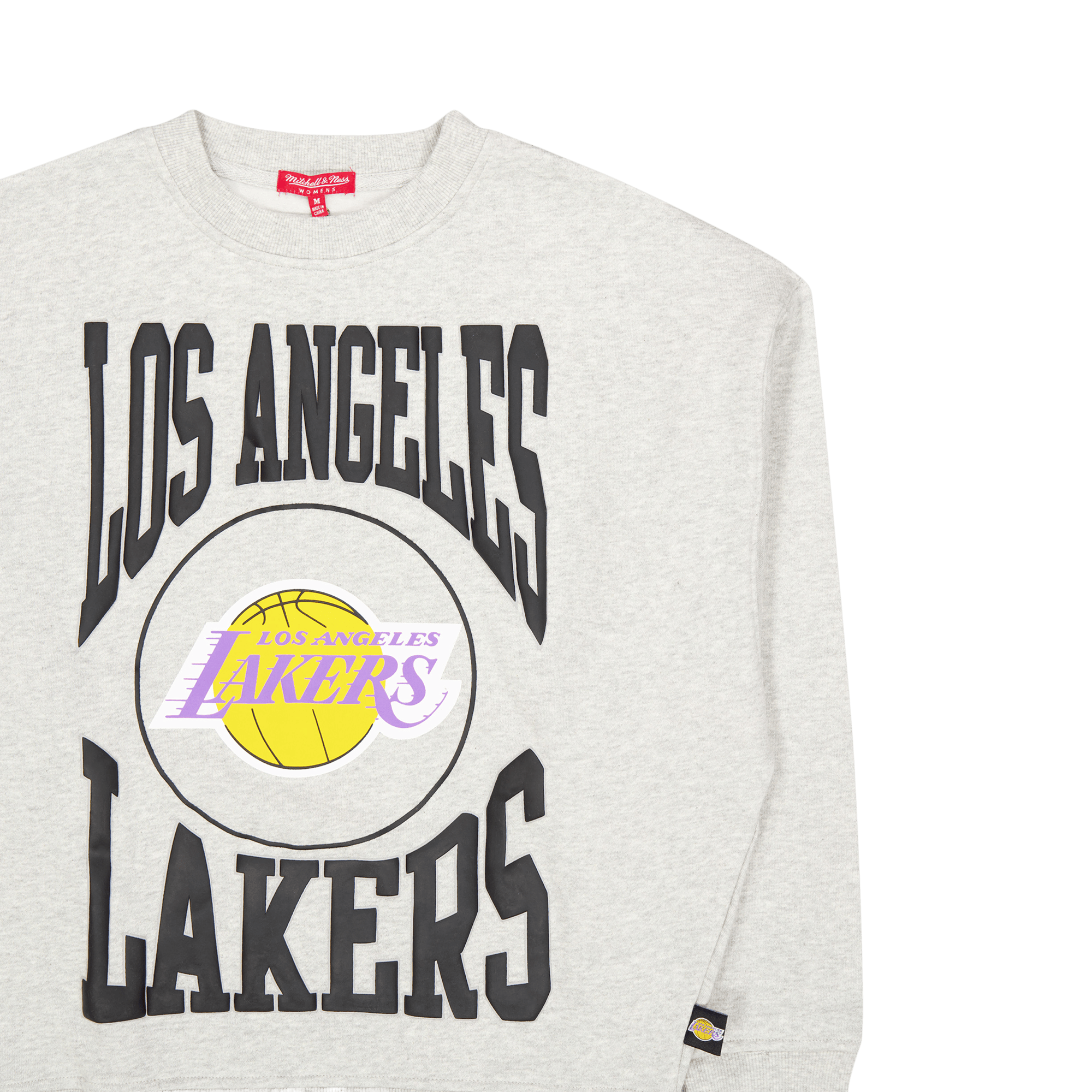 Lakers Womens Logo Lt Crew 3.0 Grey Heather - Bild 3