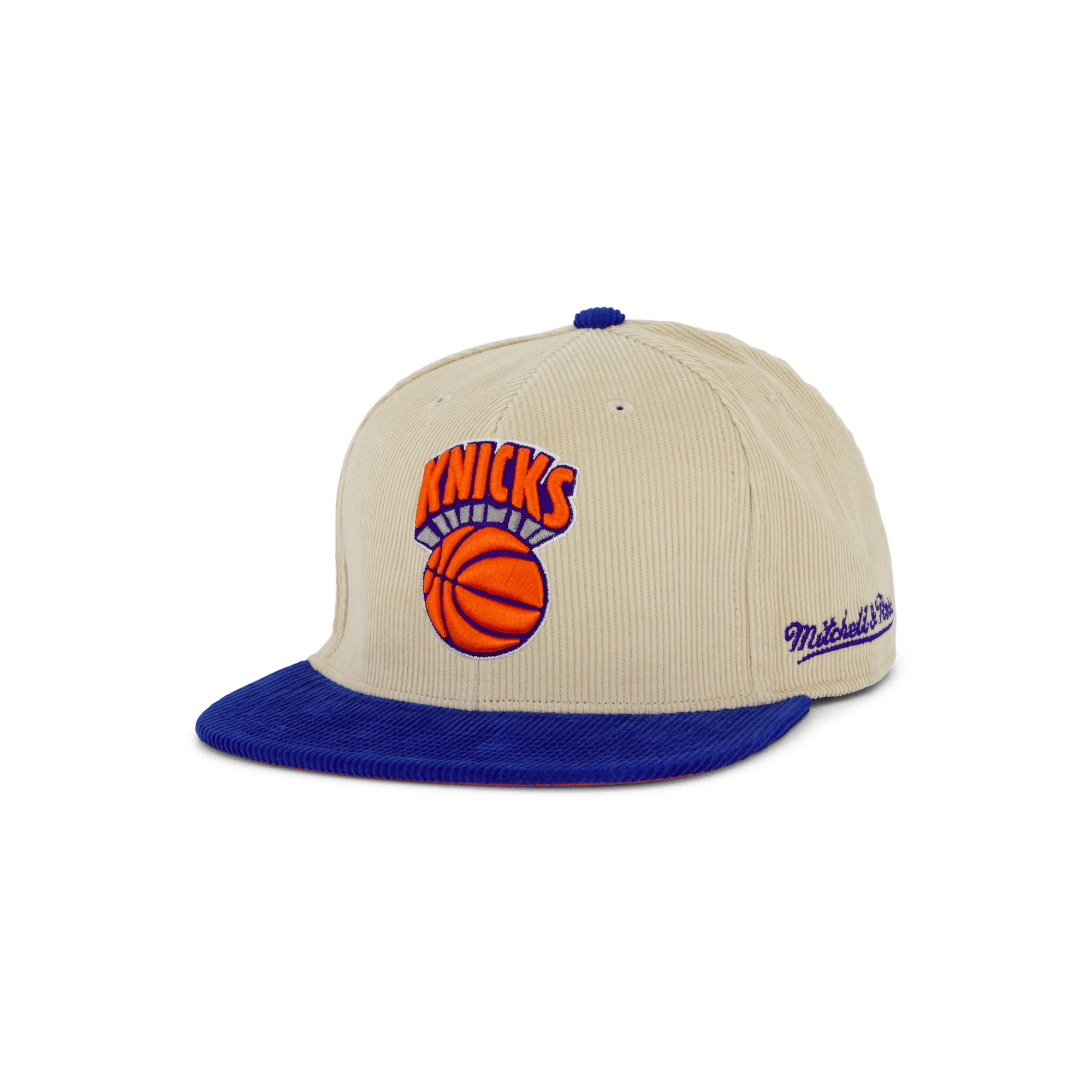 Knicks 2t Team Cord Fitted HWC, Male, Abbigliamento, Cappelli e berretti, Bianca, 7 5/8