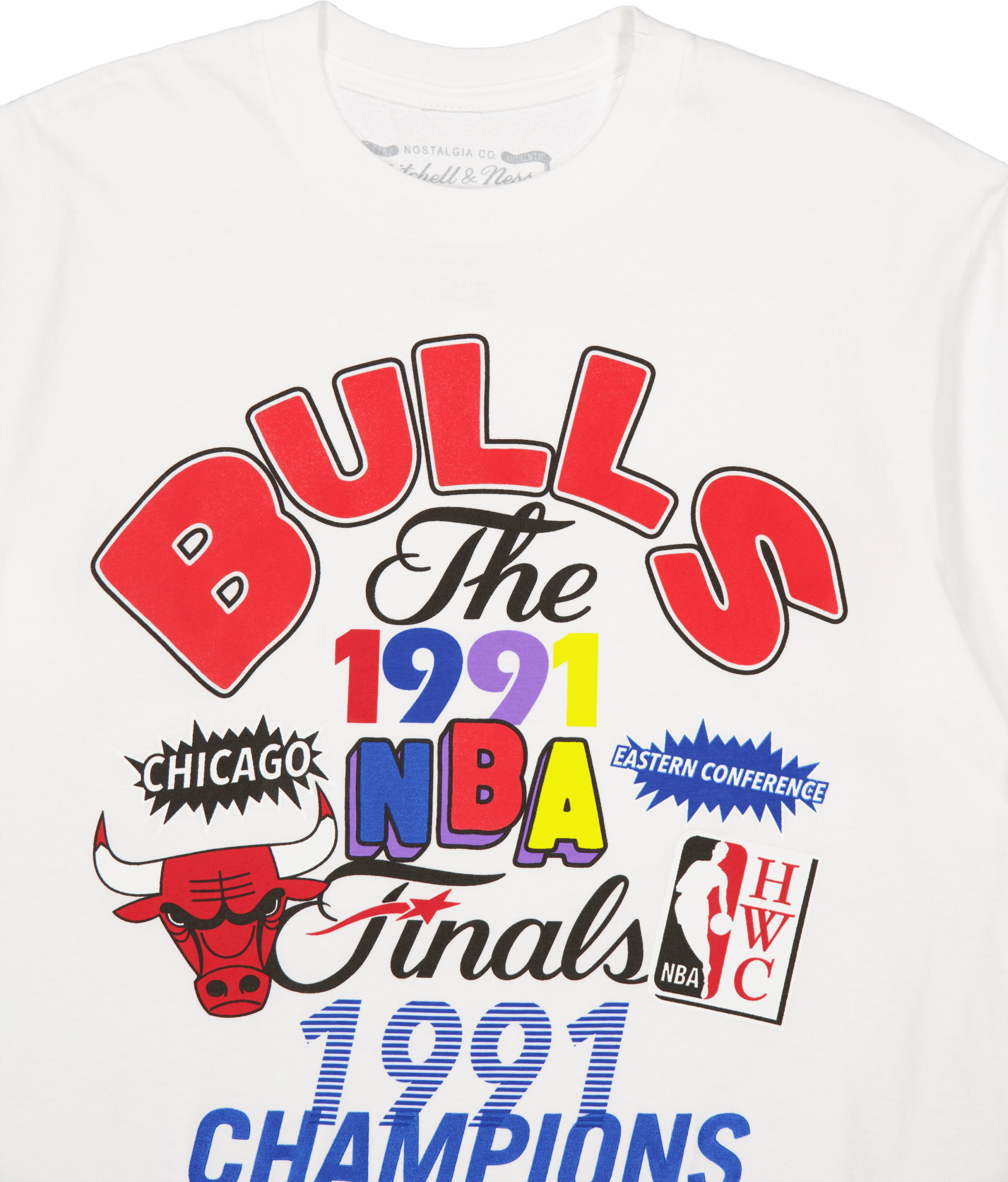 Bulls Champs Fest Ss Tee Hwc White - Bild 3