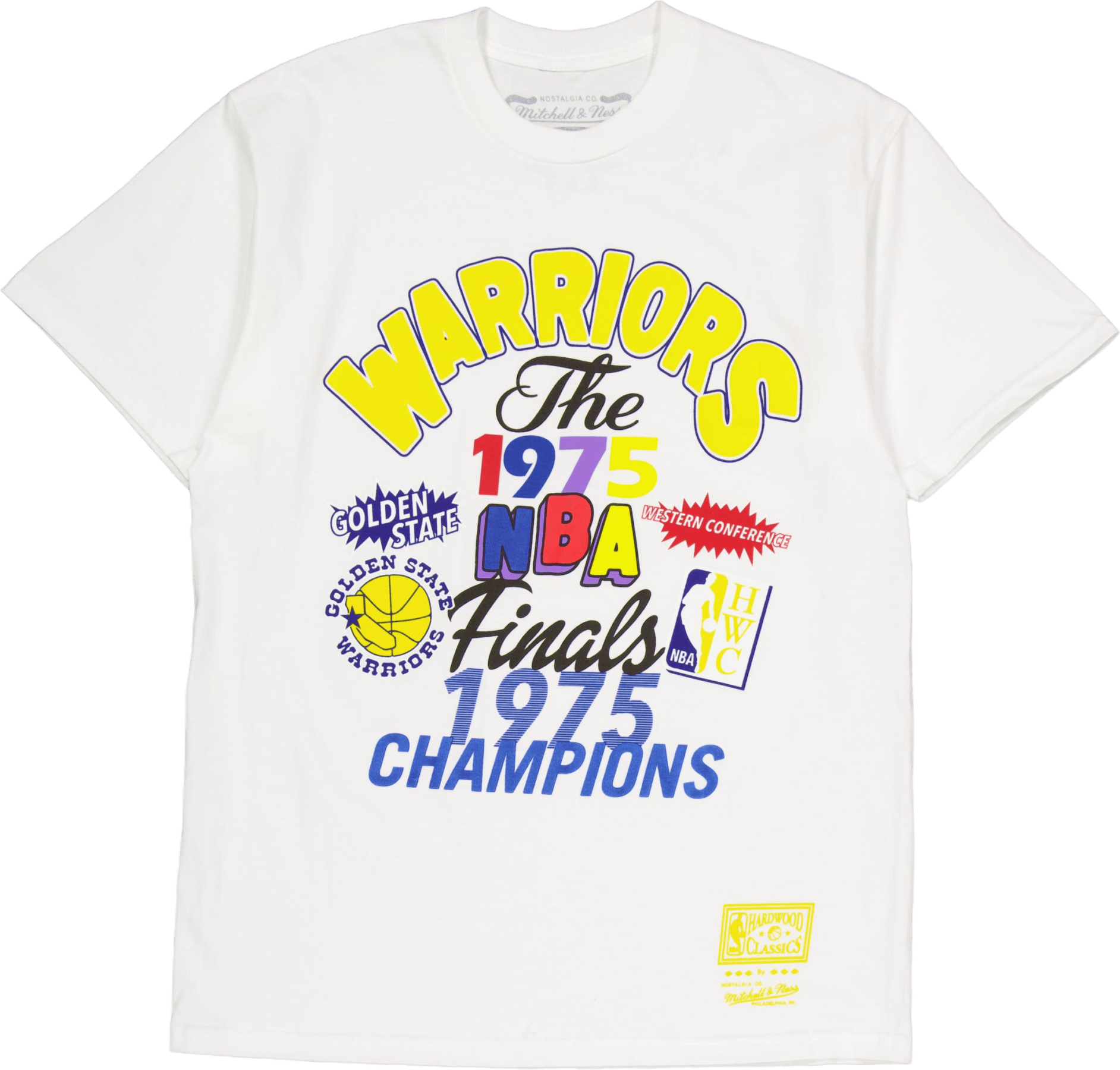 Warriors Champs Fest Ss Tee Hw White