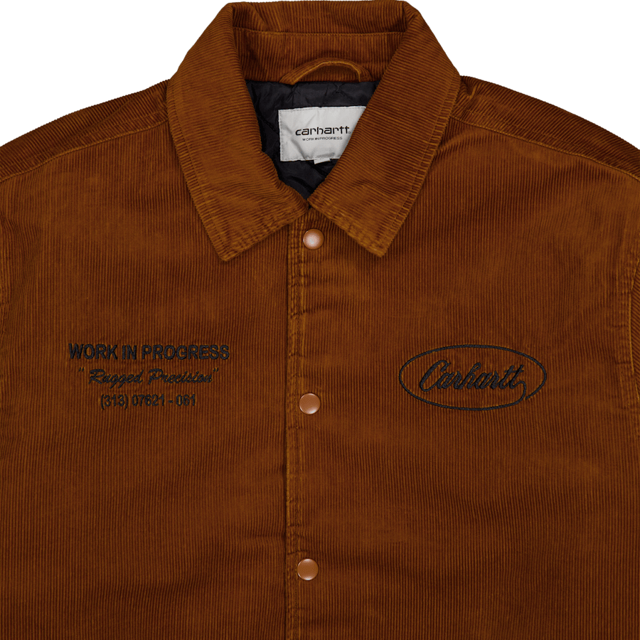 Rugged Letterman Jacket Deep H Brown / Black - Bild 3