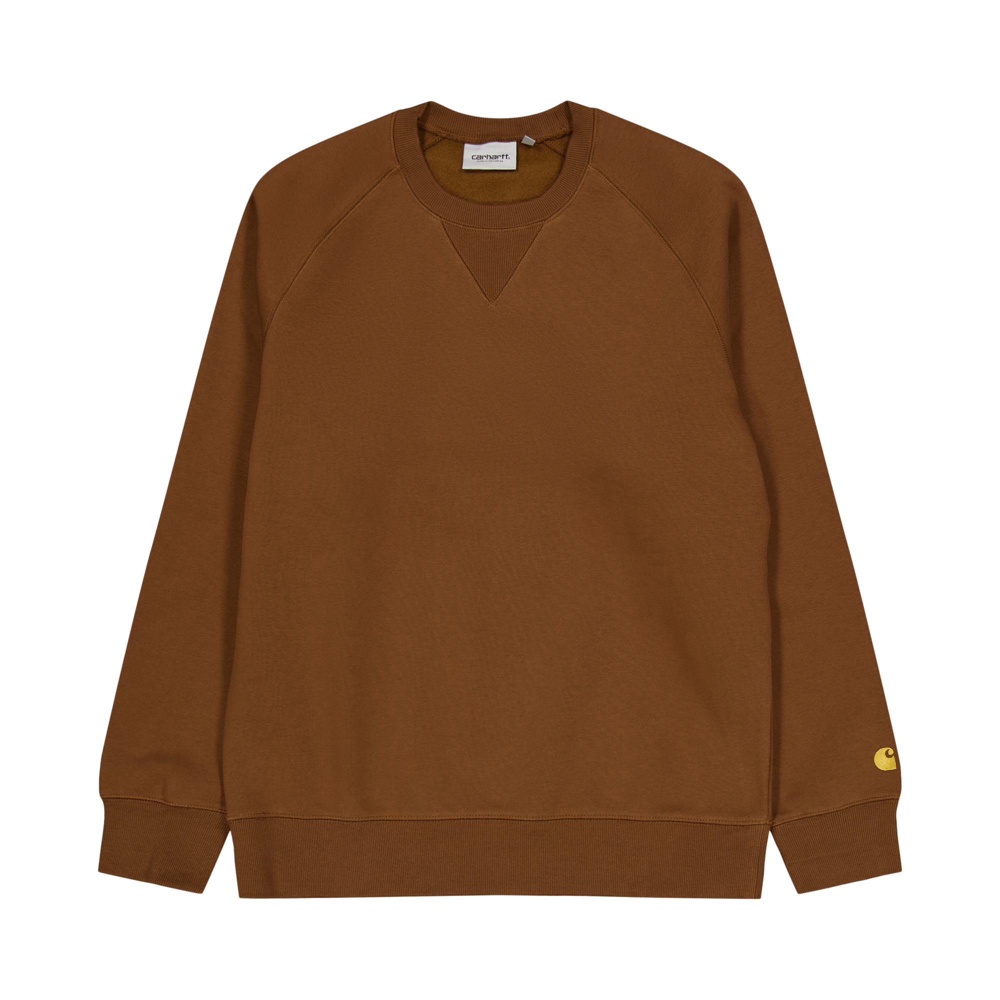 Chase Sweat Tamarind / Gold, Unisex, Abbigliamento, felpe con cappuccio e felpe, Marrone, S