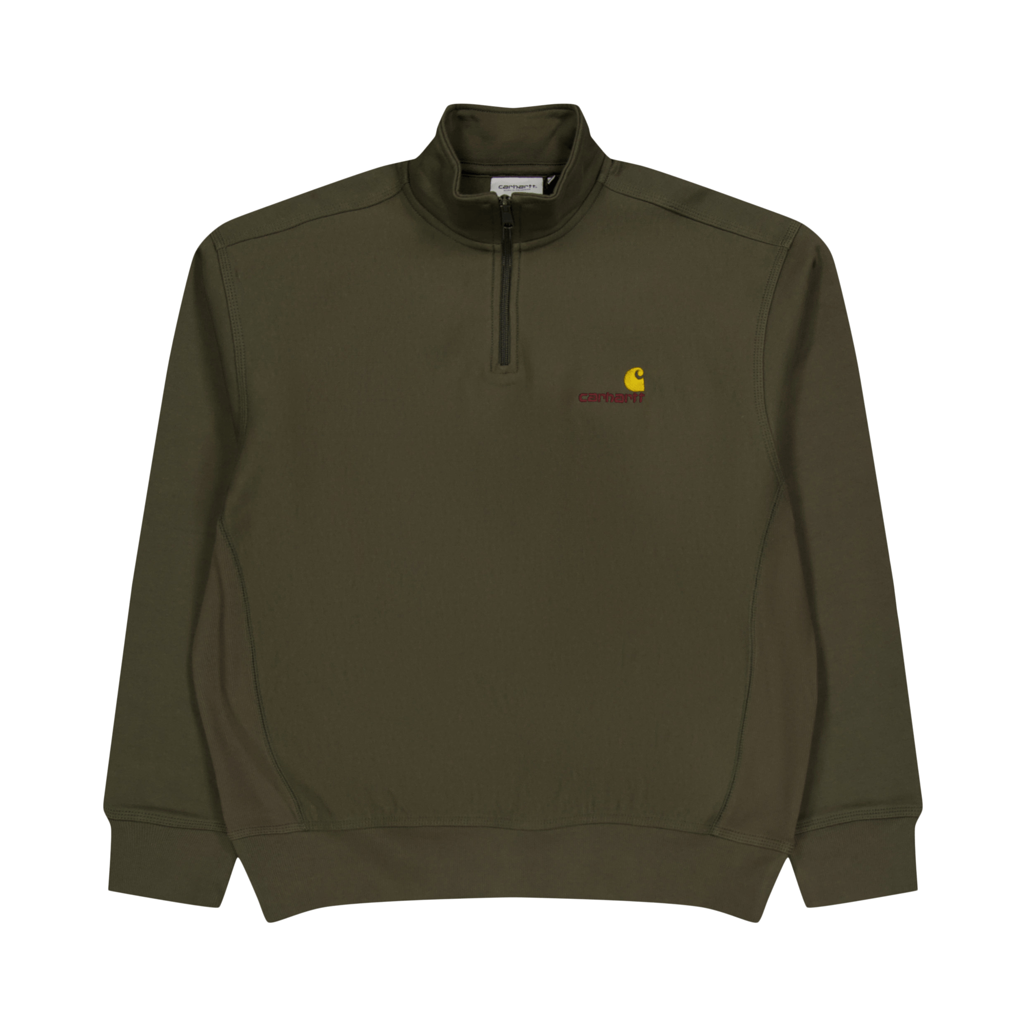 Half Zip American Script Sweat Plant