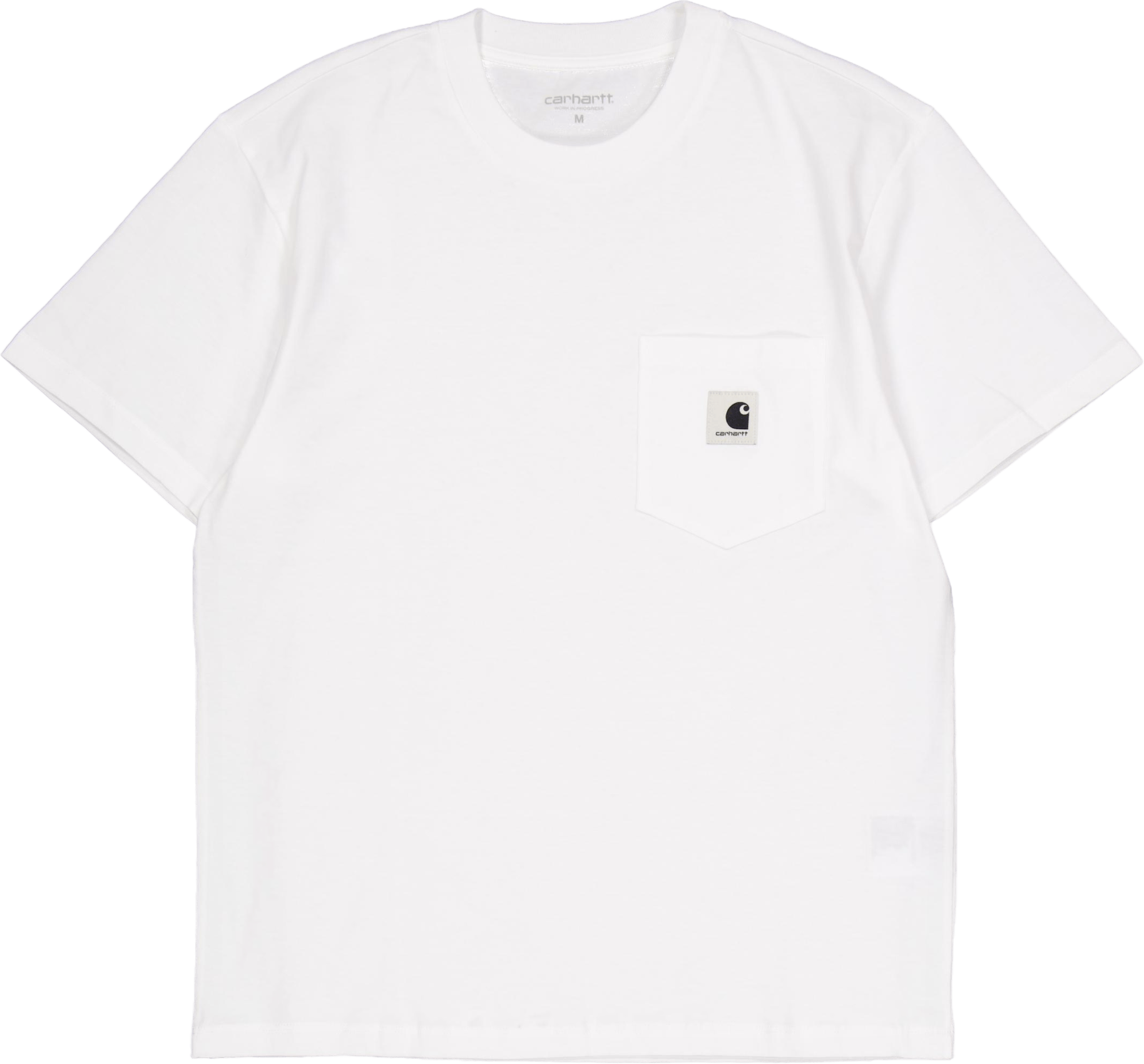 W' S/s Pocket T-shirt White, Female, Kläder, Tops, Vit, M
