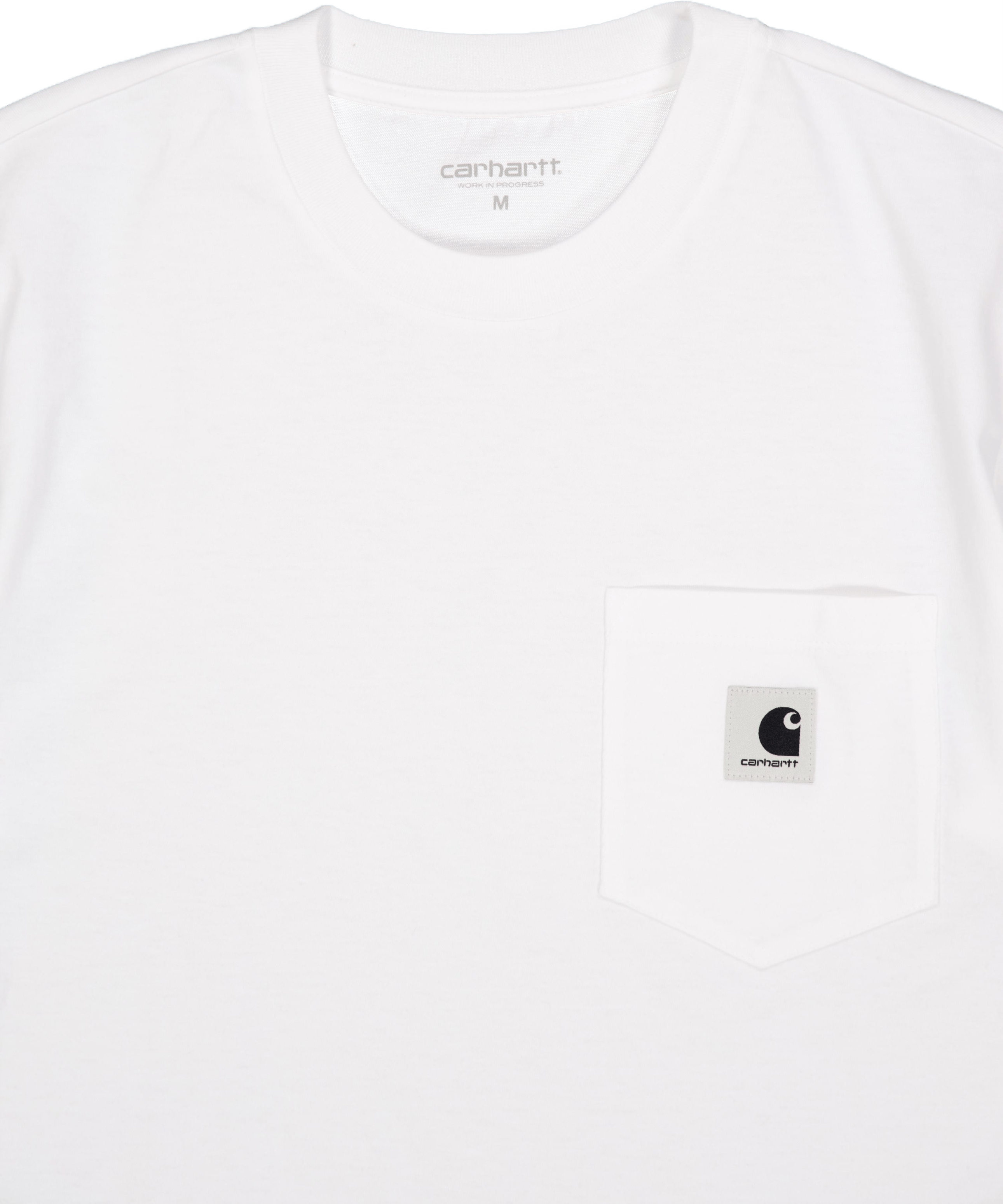 W' S/s Pocket T-shirt White - Bild 3