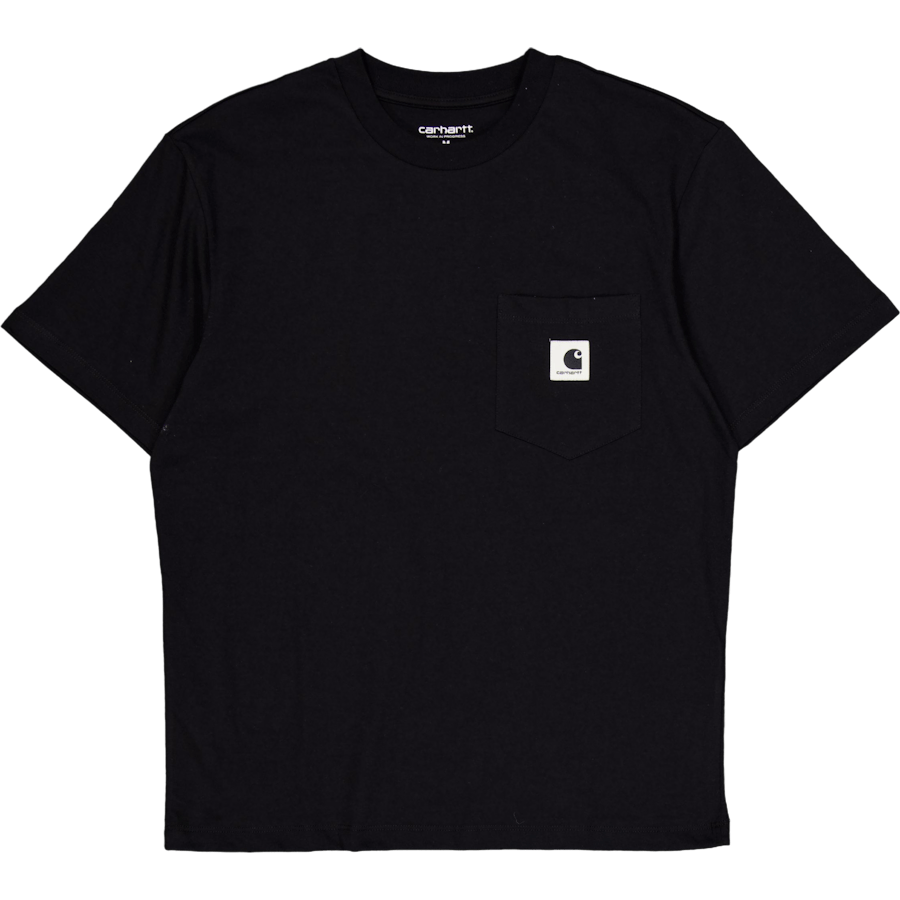 W’ S/s Pocket T-shirt Black