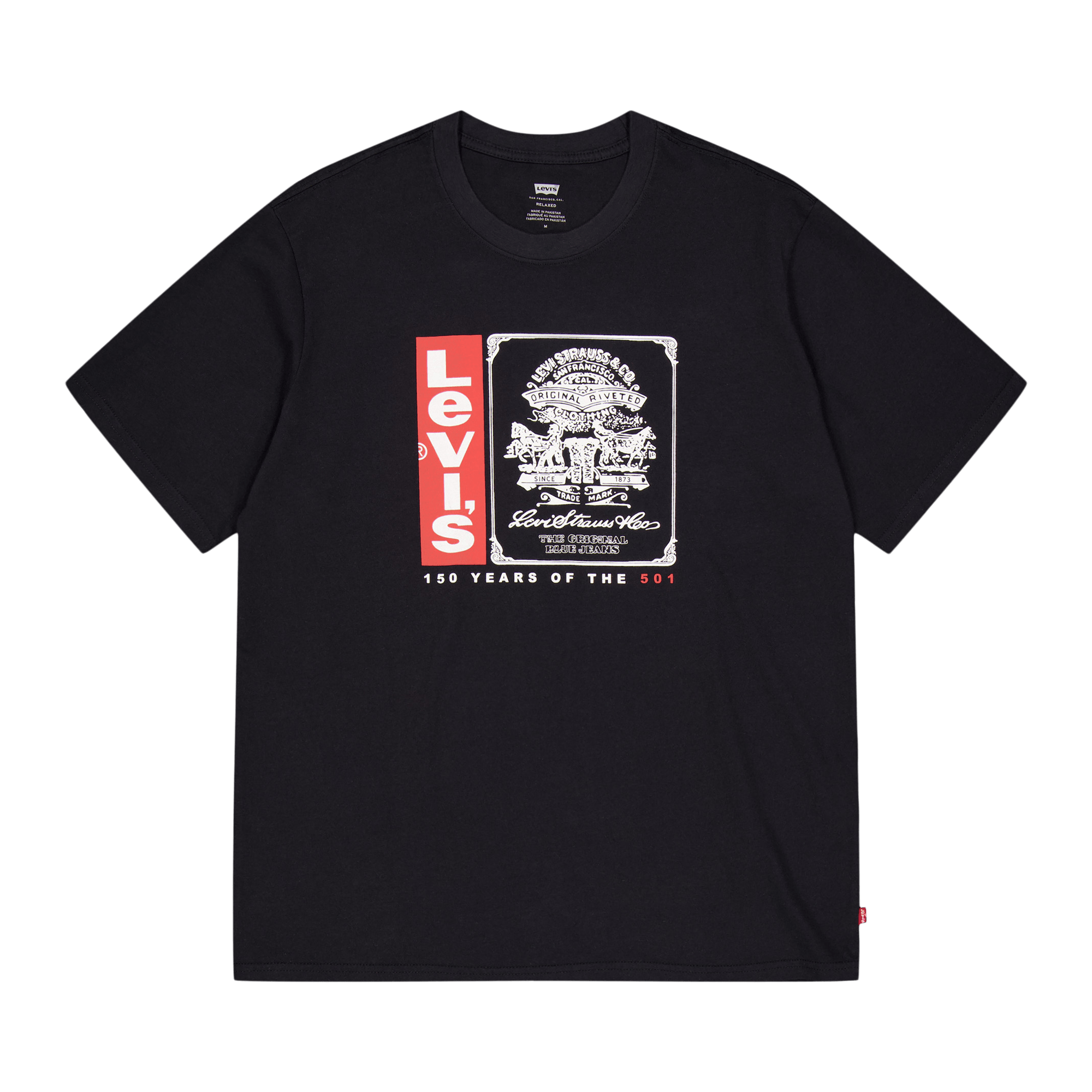 Ss Relaxed Fit Tee Blacks 501 150 Archival Cav