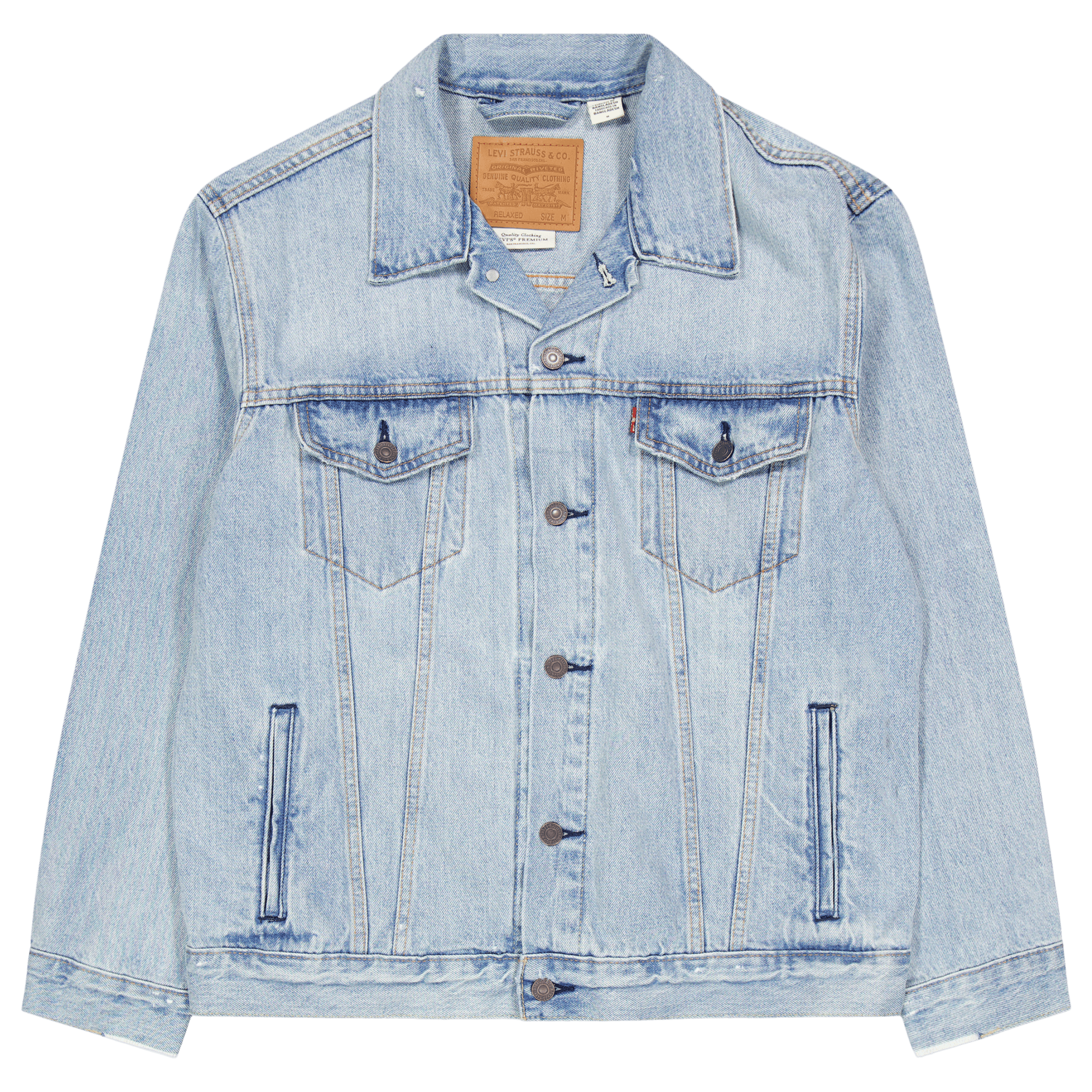 New Relaxed Fit Trucker Light  Huron Waves