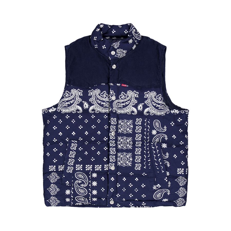 Western Super Puffer Vst Dark Barkley Bandana