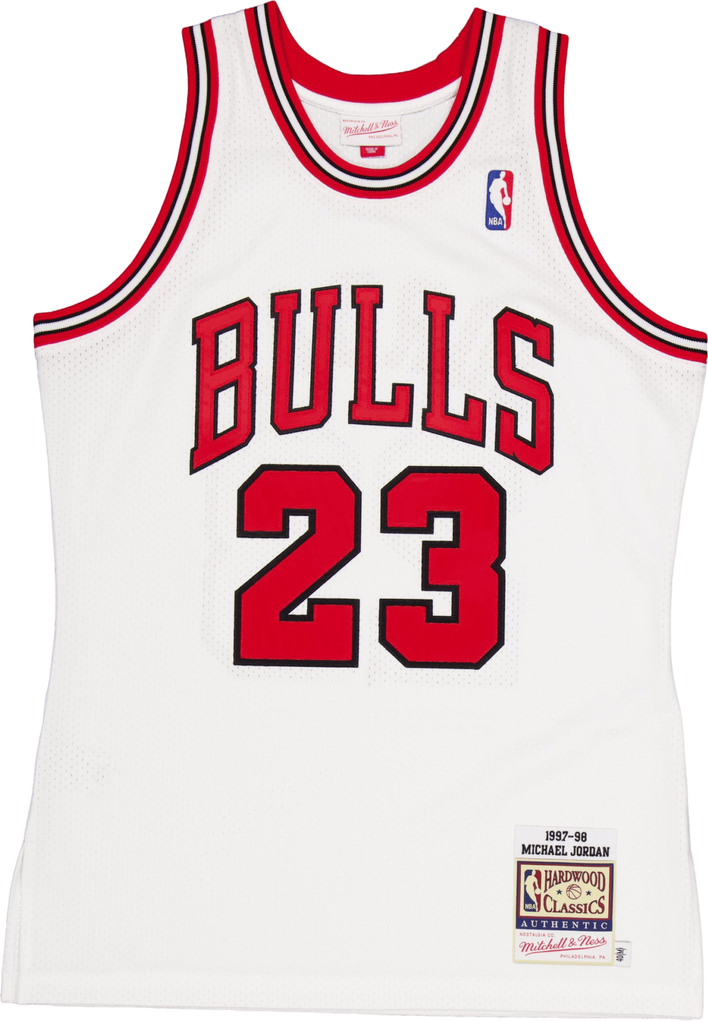 Bulls Authentic Jersey Jordan White
