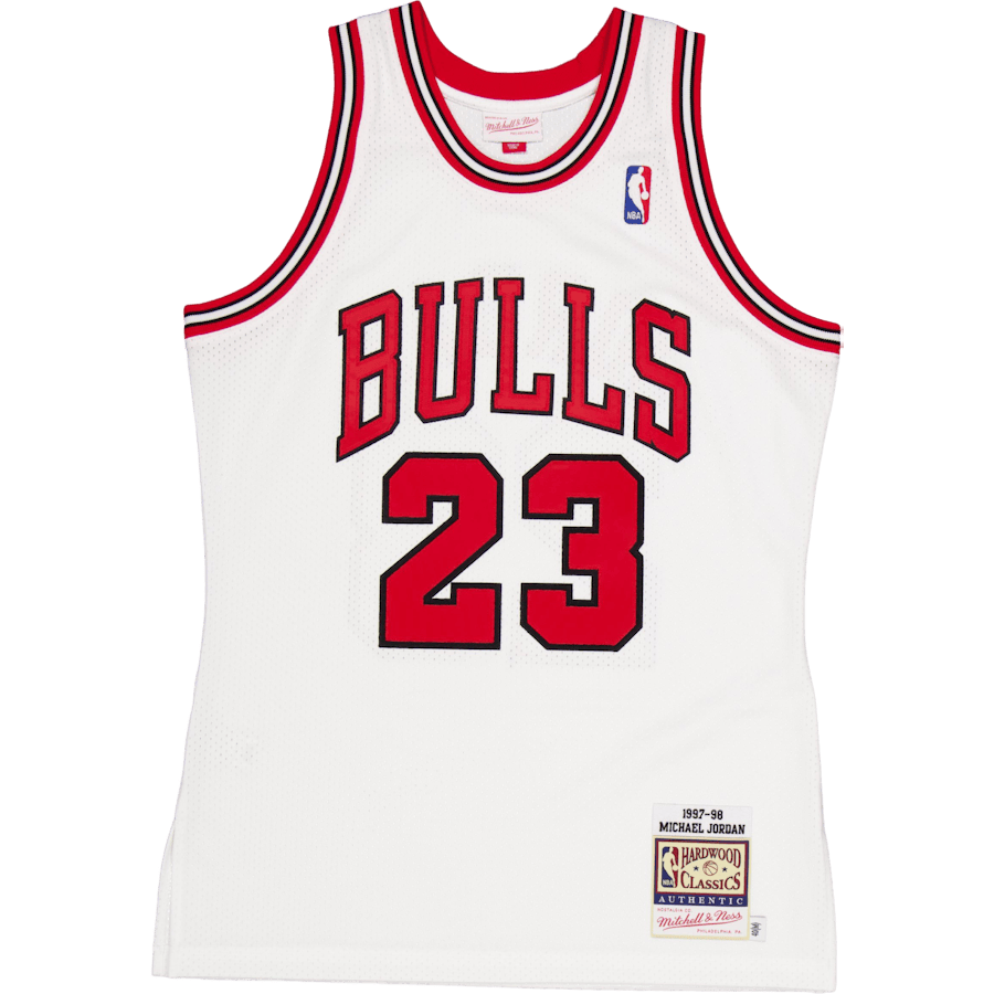 Bulls Authentic Jersey Jordan White